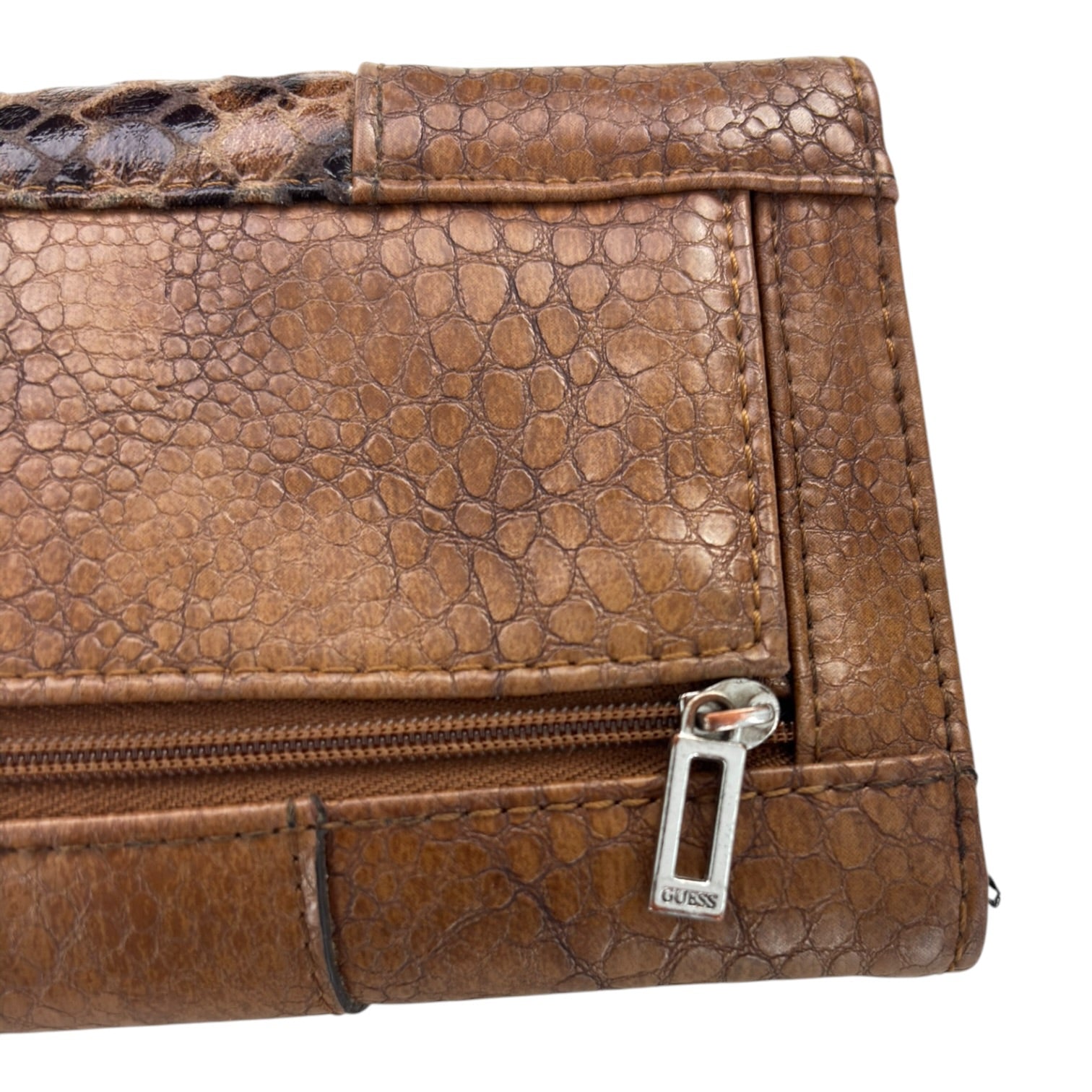 (W) Y2K Guess Snake Print Wallet