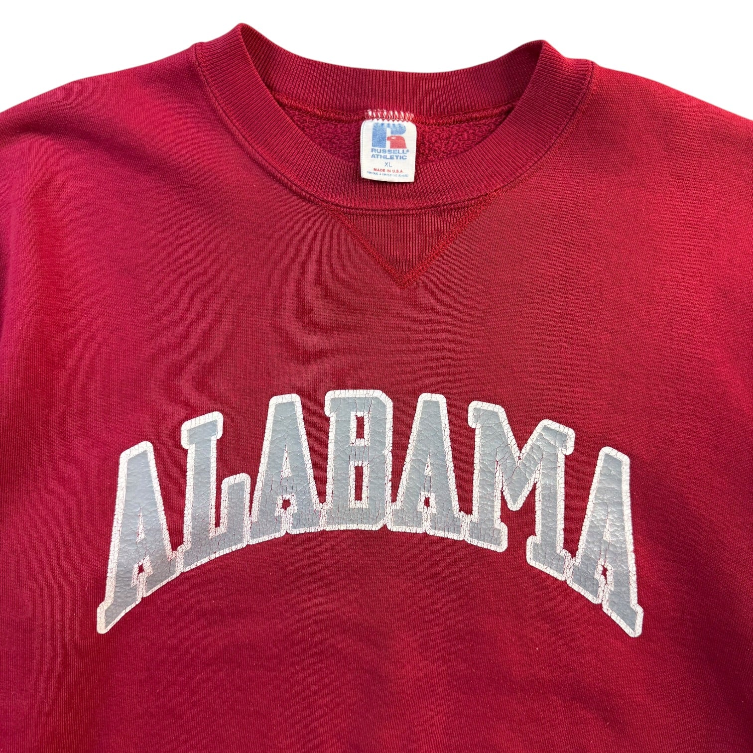 Vintage Russell Athletics Alabama Crewneck Red