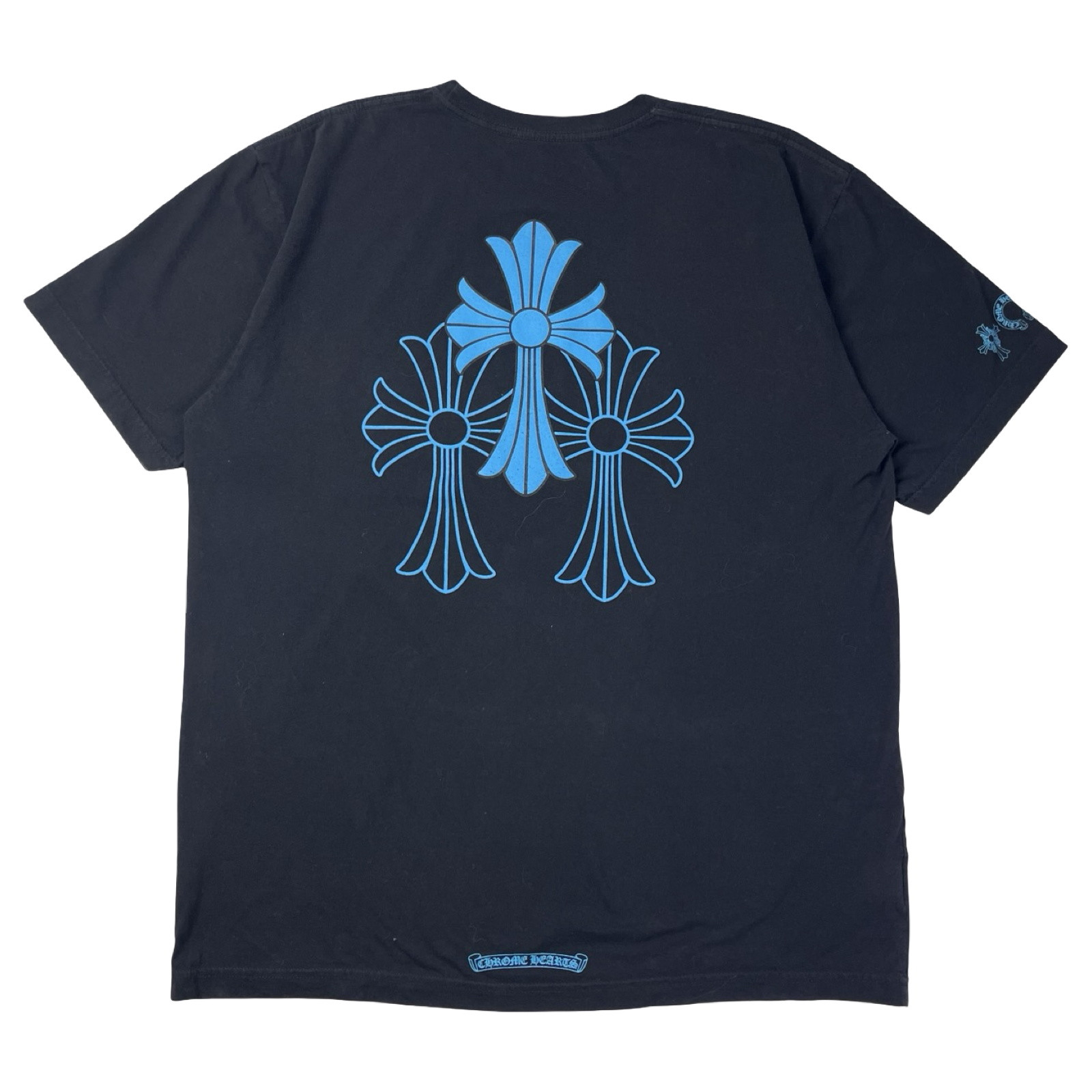 Chrome Hearts Triple Cross Logo T-Shirt Black