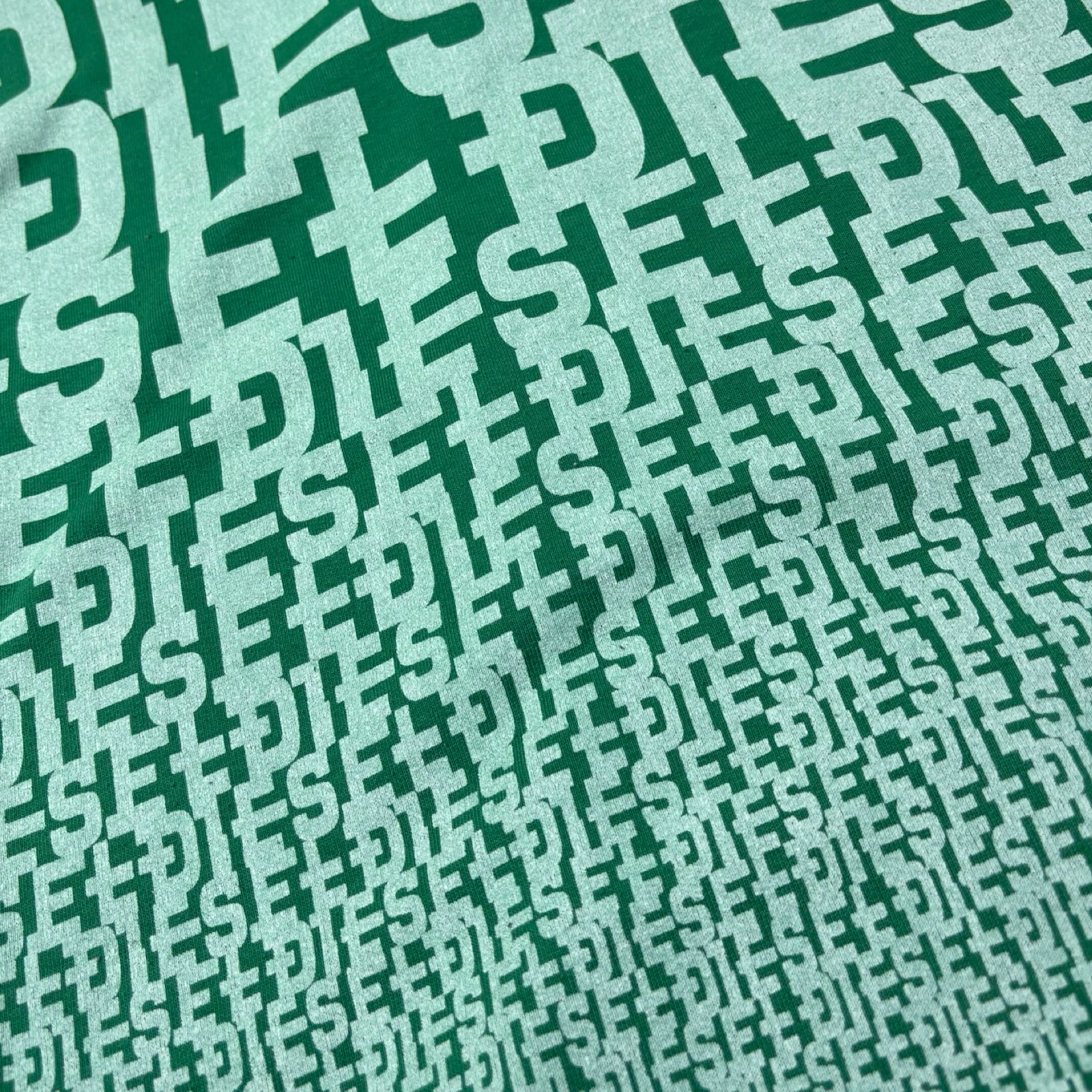 Vintage Y2K Diesel All Over Monogram Full Zip Hoodie Green