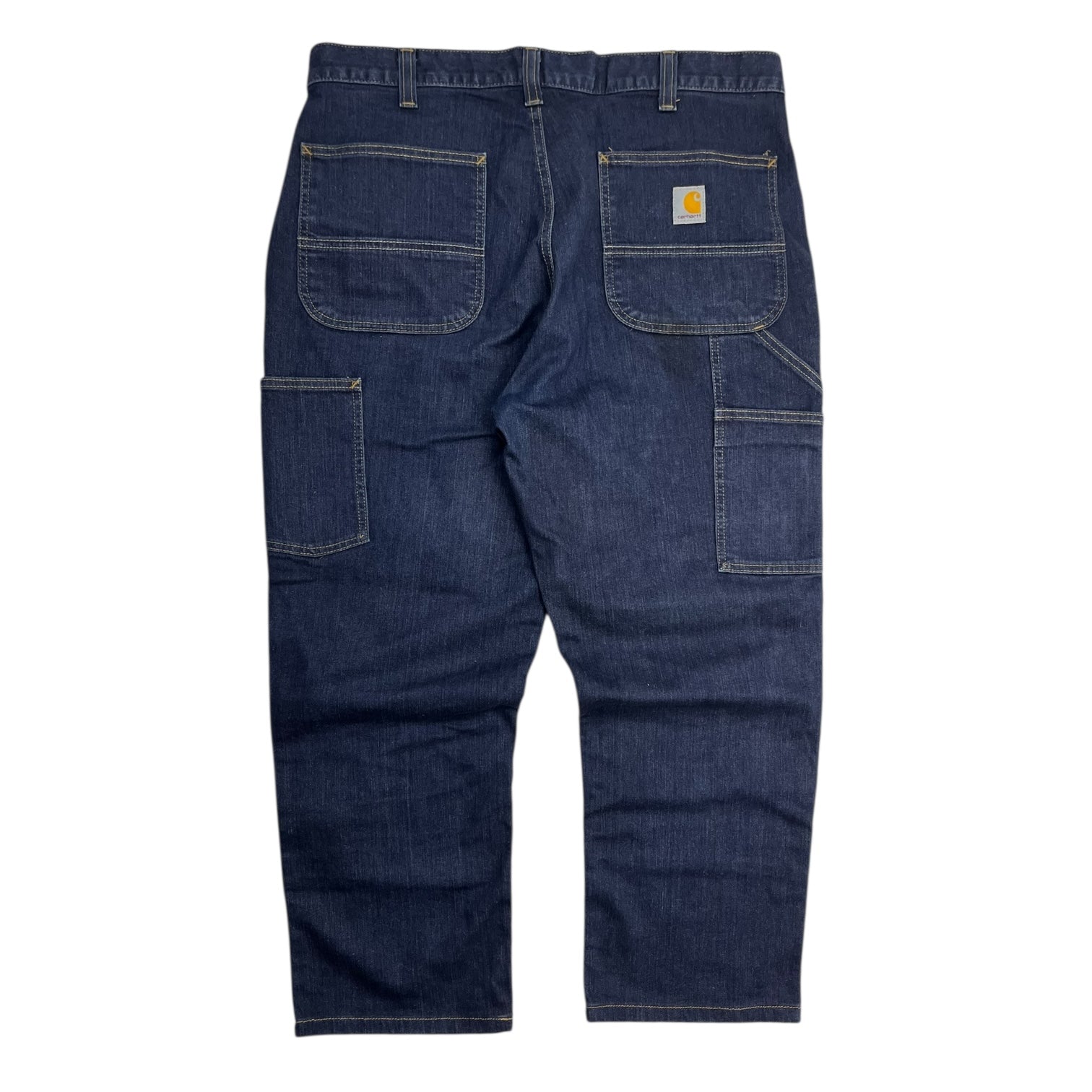 Carhartt Double-Front Utility Denim Bottoms Indigo