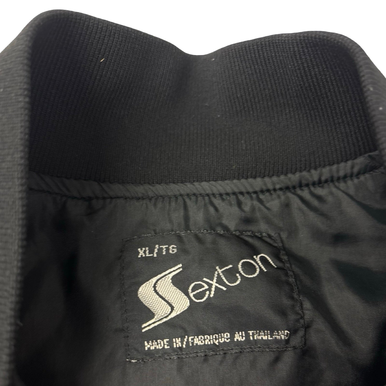 Vintage Sexton “Calgary’s Kind Of Country” Satin Western Bomber Jacket