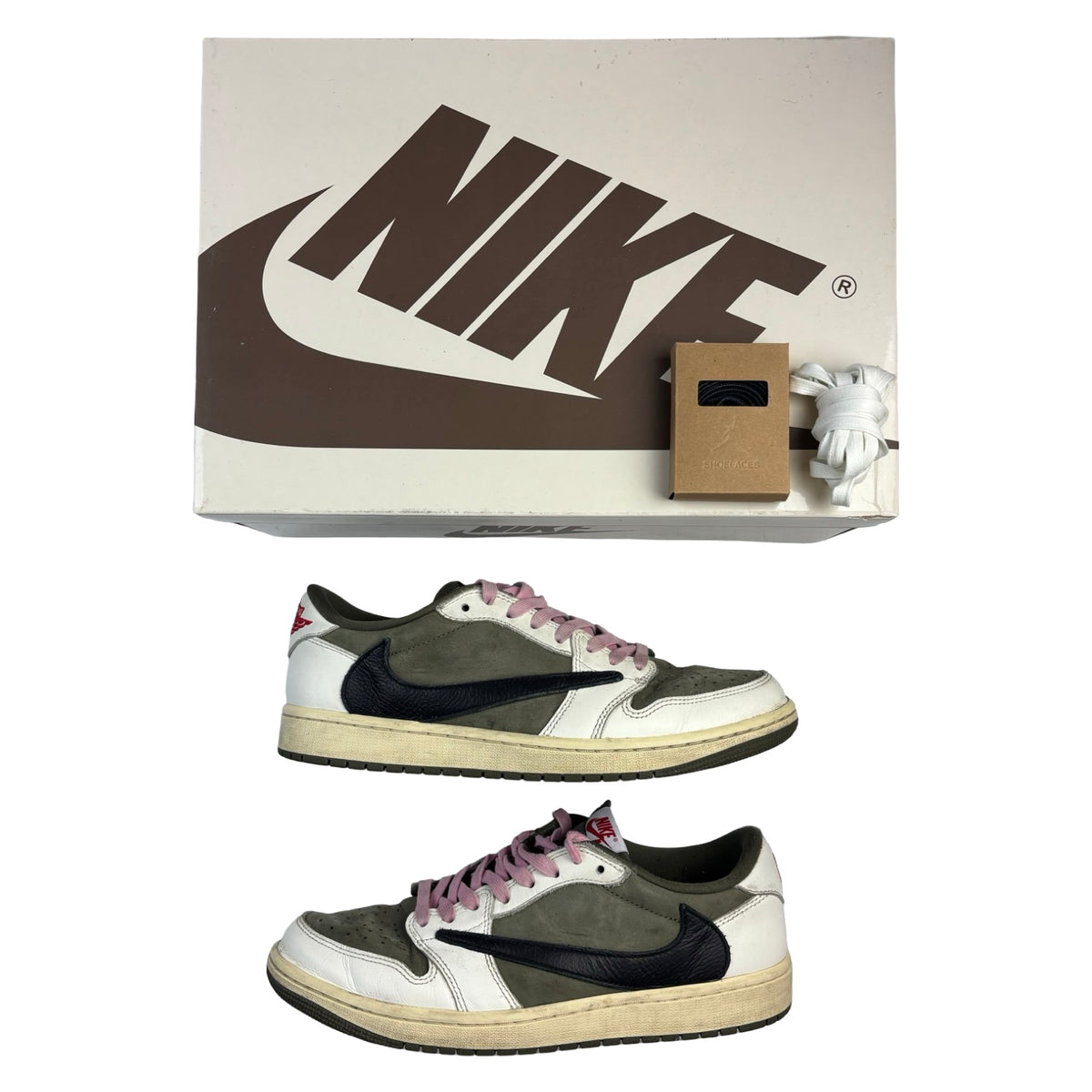Jordan 1 Retro Low Travis Scott Medium Olive (Used)