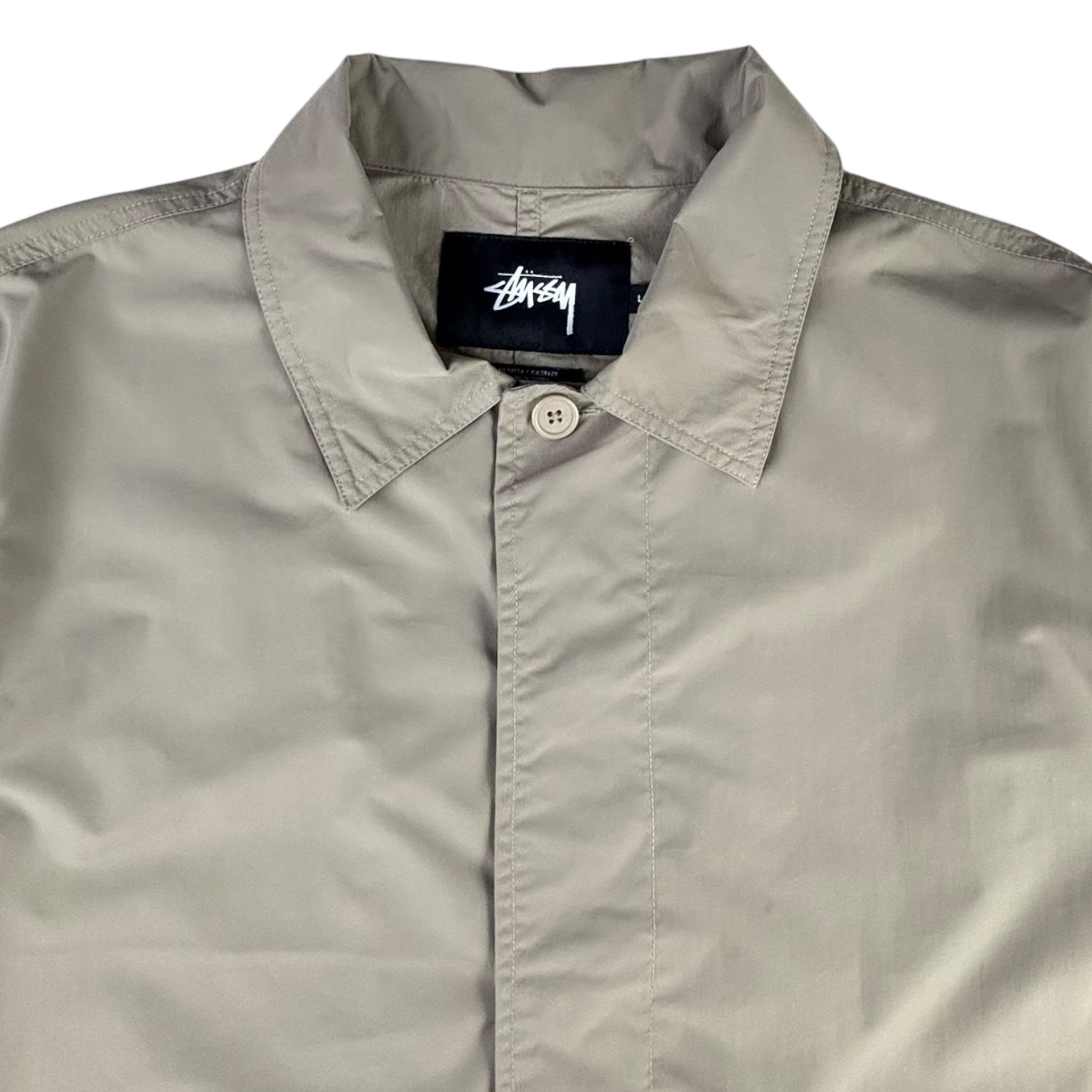 Stussy Trench Coat Tan