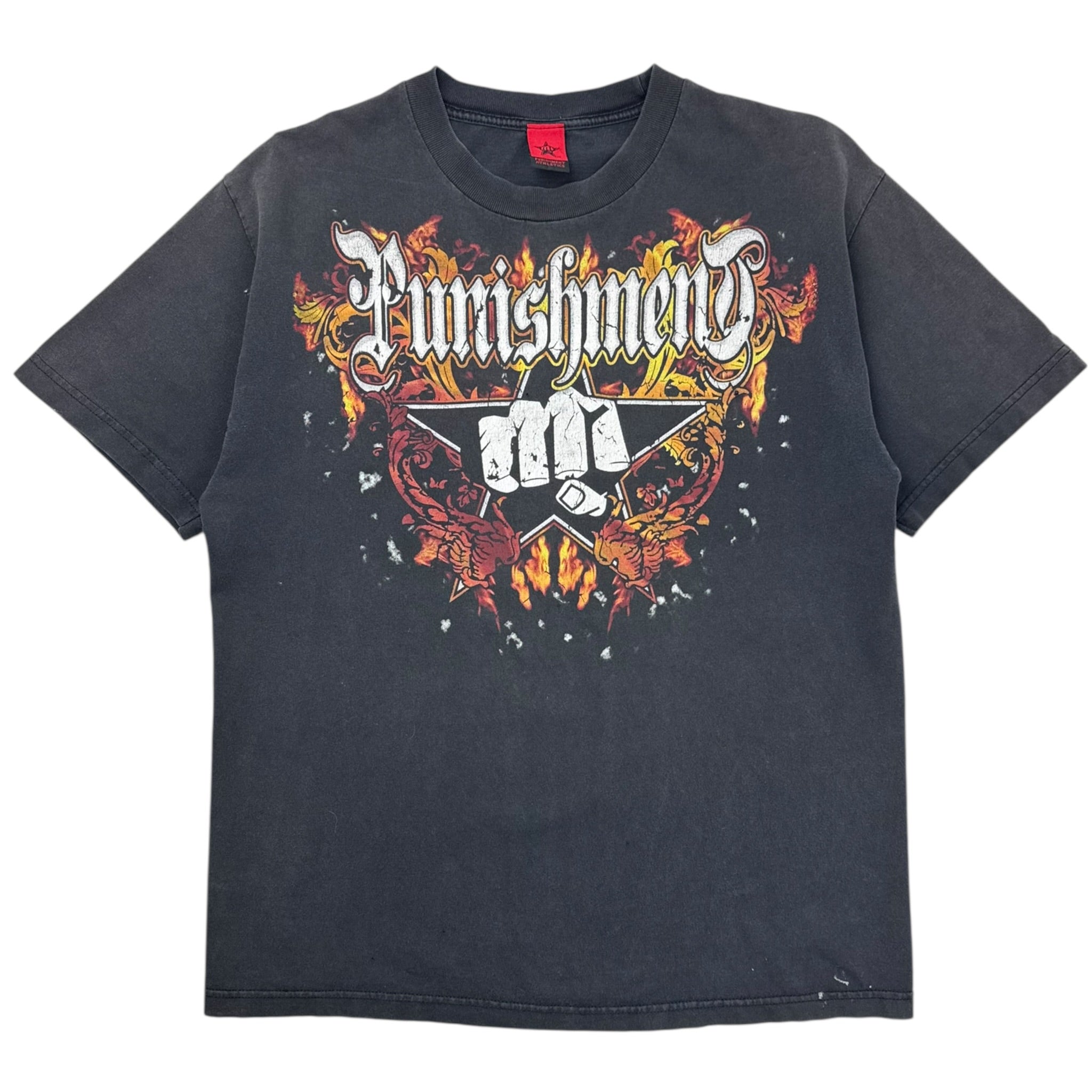Vintage Y2K Punishment Star Fist T-Shirt