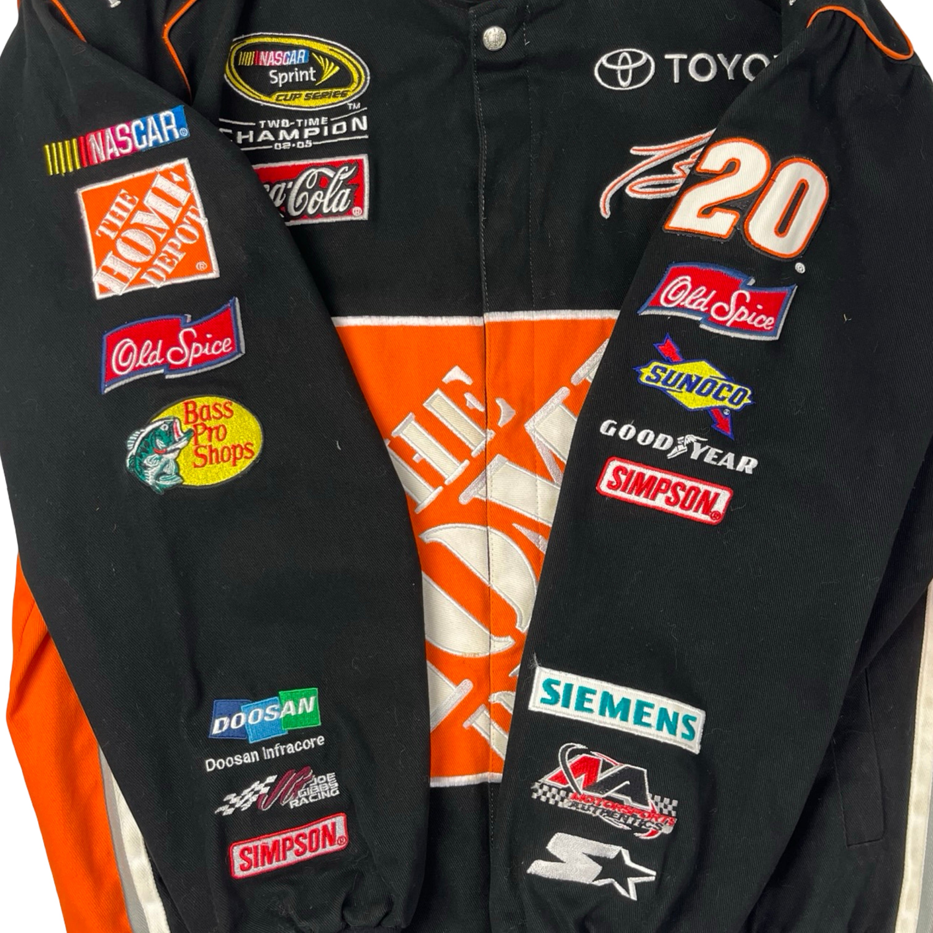 Vintage Tony Stewart Home Depot NASCAR Racing Jacket