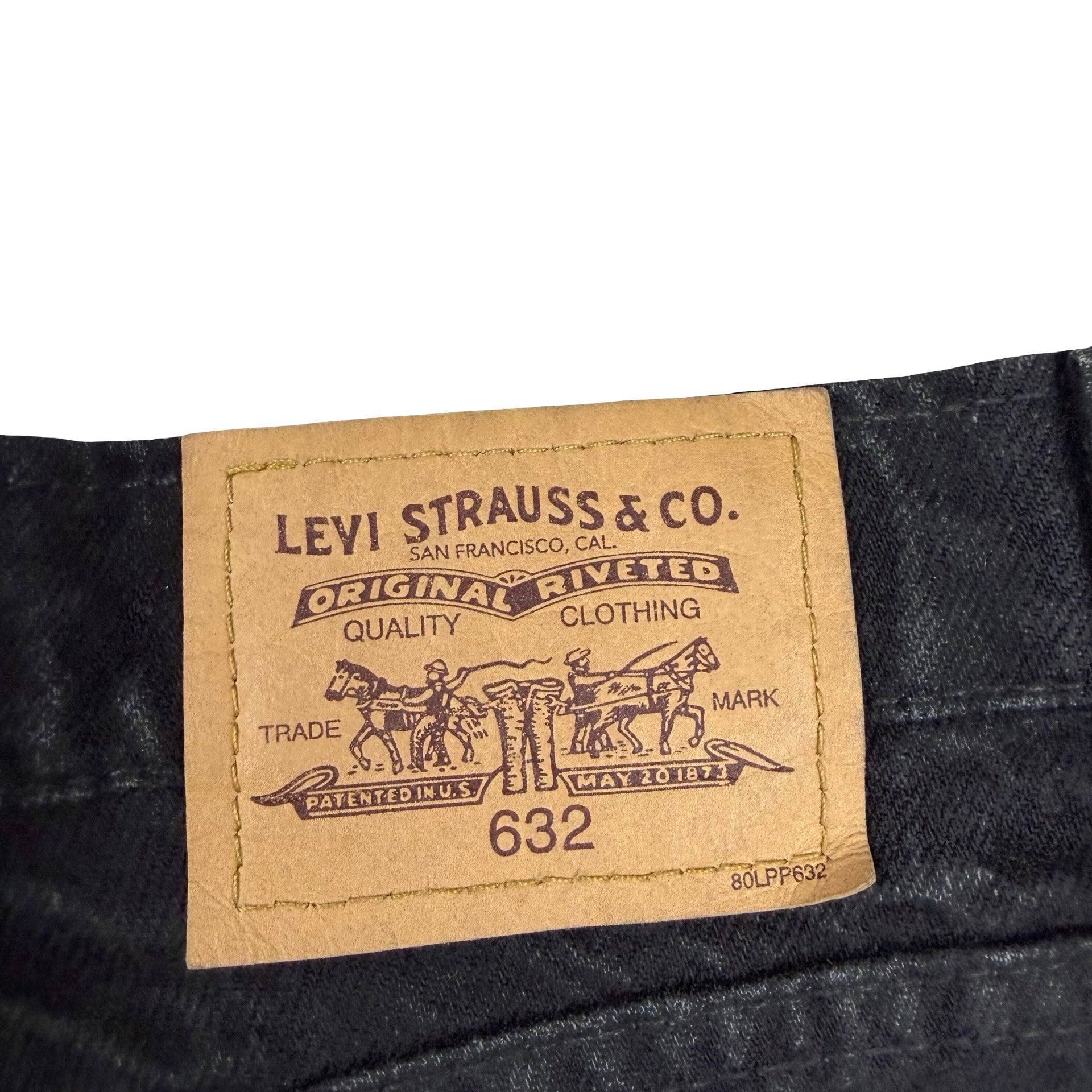 Vintage Levi’s 632 Orange Tab Jeans Black