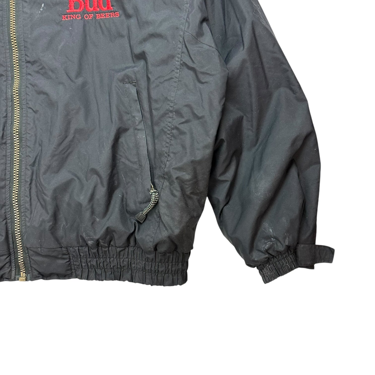 Vintage Stormtech ‘Bud King Of Beers’ Jacket Black