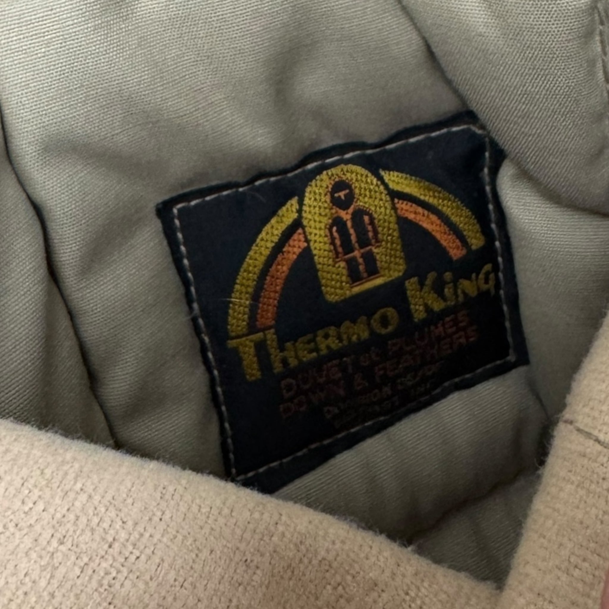 Vintage Thermo King Reversible Hunt Jacket Beige/Orange