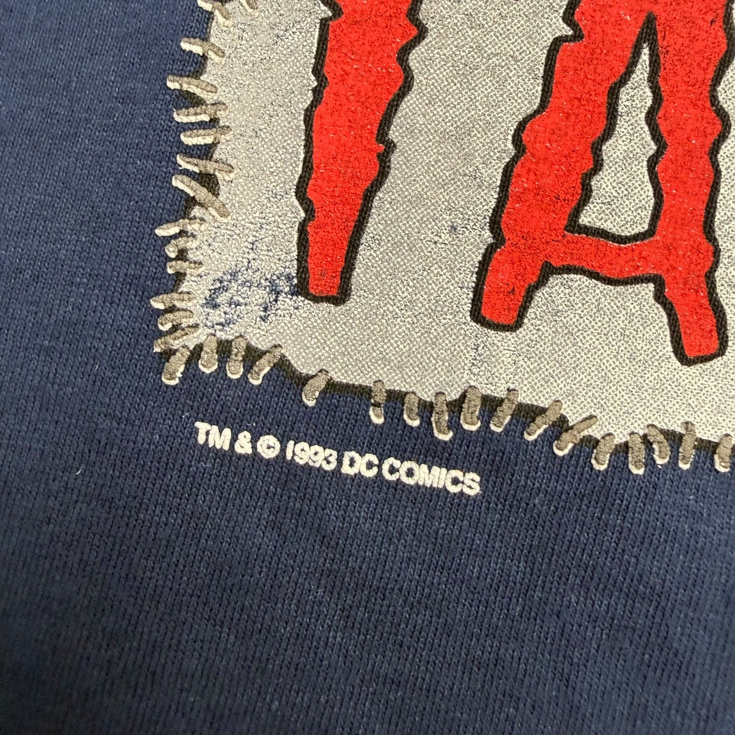 1993 Lobo ‘Bite Me Fan Boy’ Tee Navy Blue