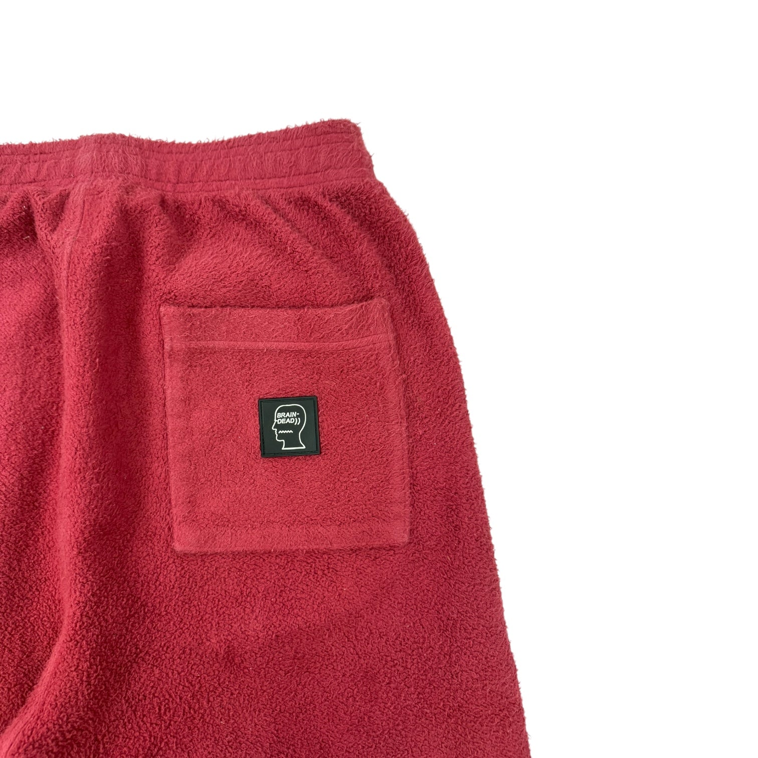 Brain Dead Reverse Fleece Sweatpants Burgundy