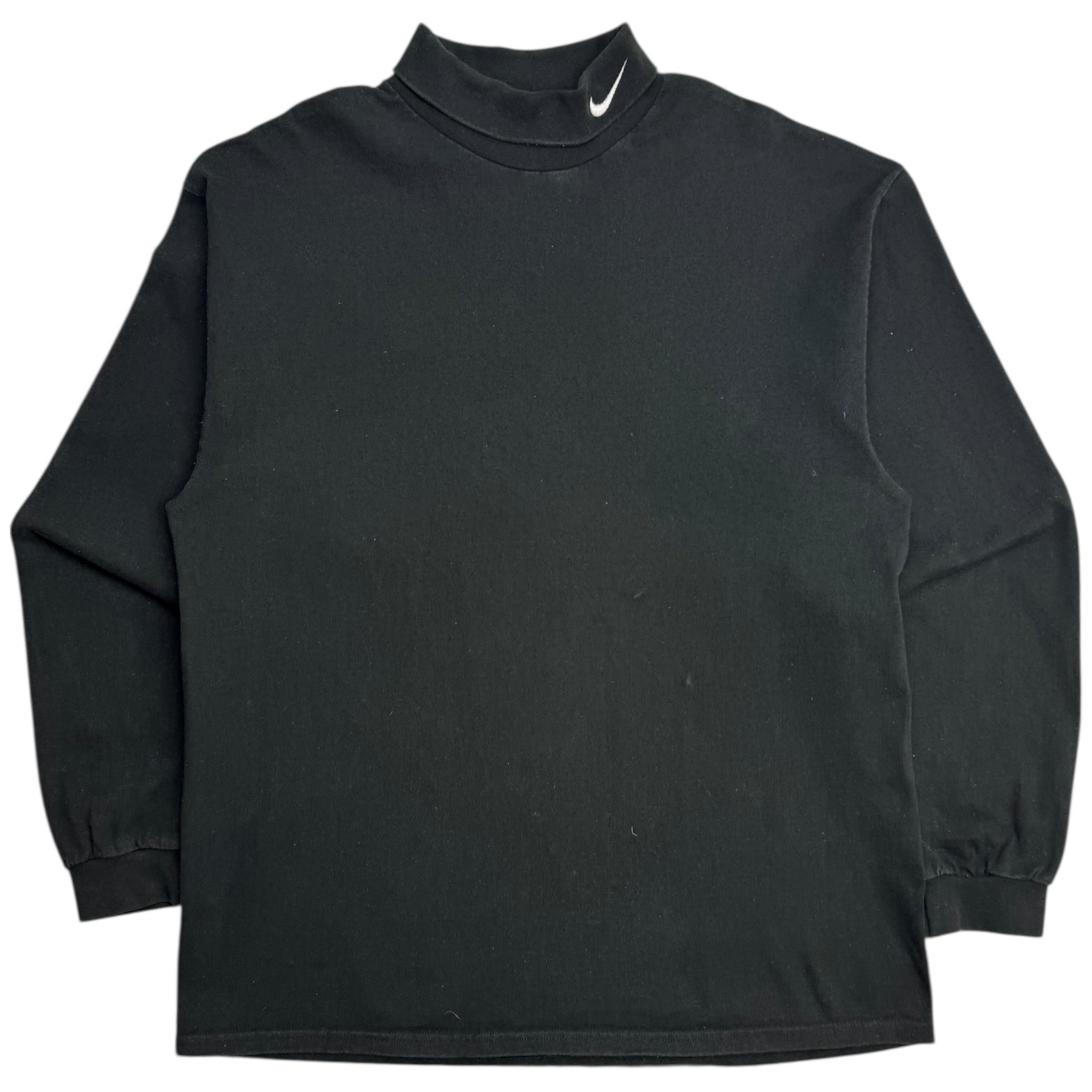 Vintage Nike Heavyweight Turtleneck Longsleeve Black