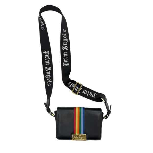 (W) Palm Angels Leather Crossbody Bag Multicolour/Black