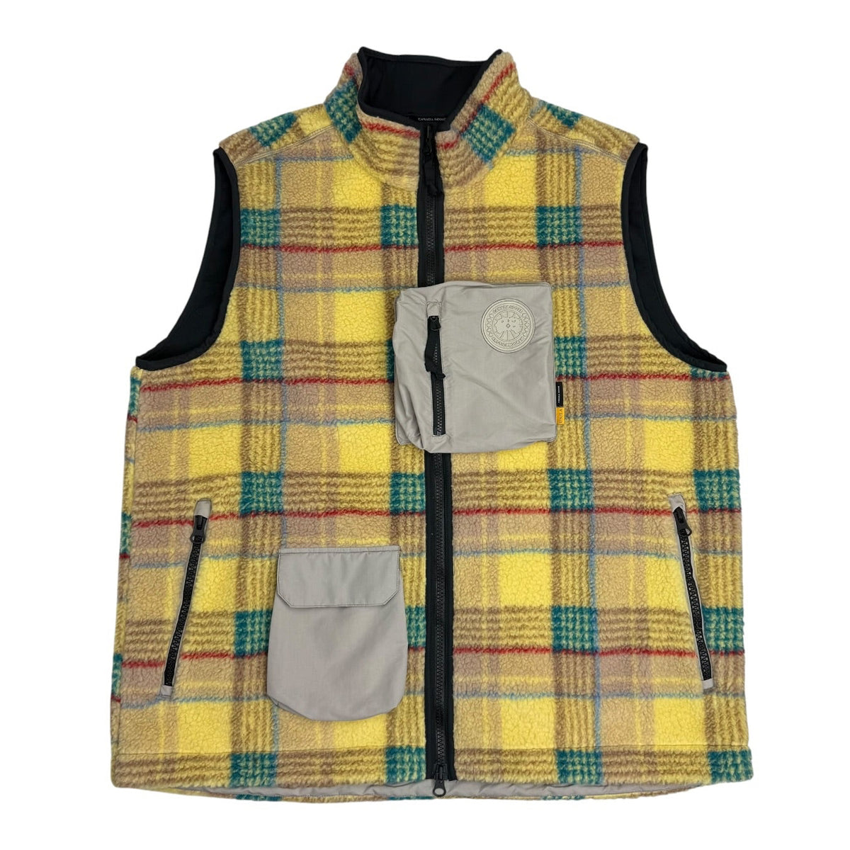 Canada Goose x NBA Collection with UNION Legion Fleece Vest Legacy Tartan Gold
