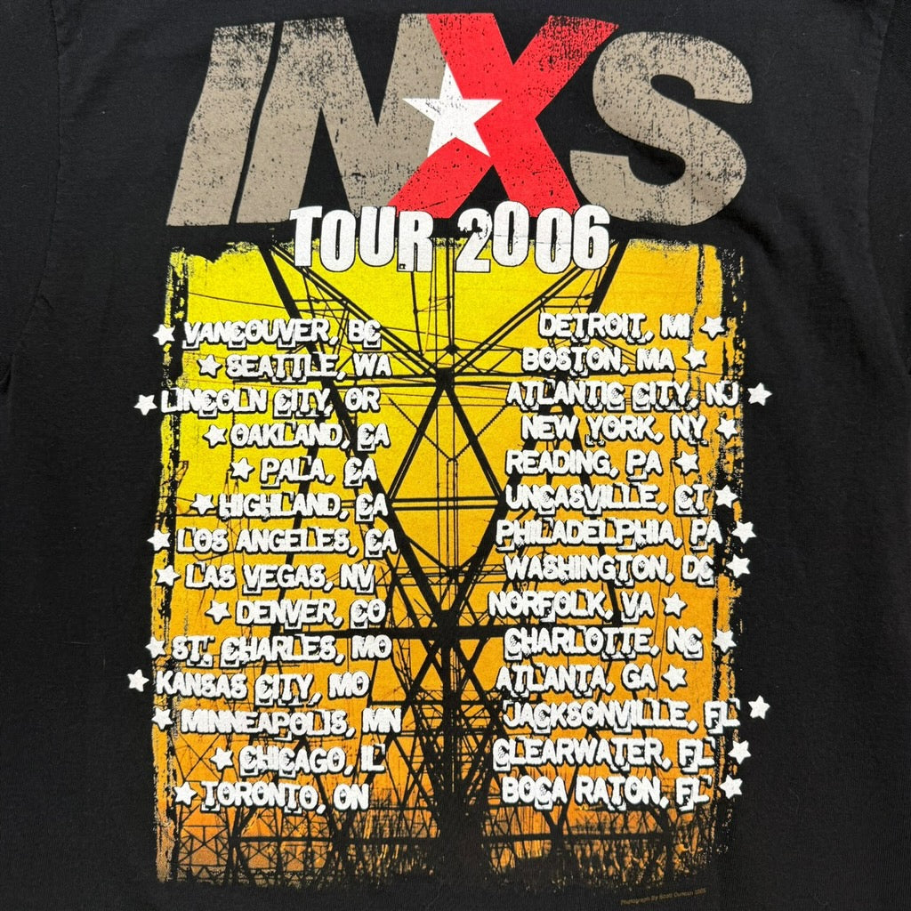 Vintage INXS Tour T-Shirt Black