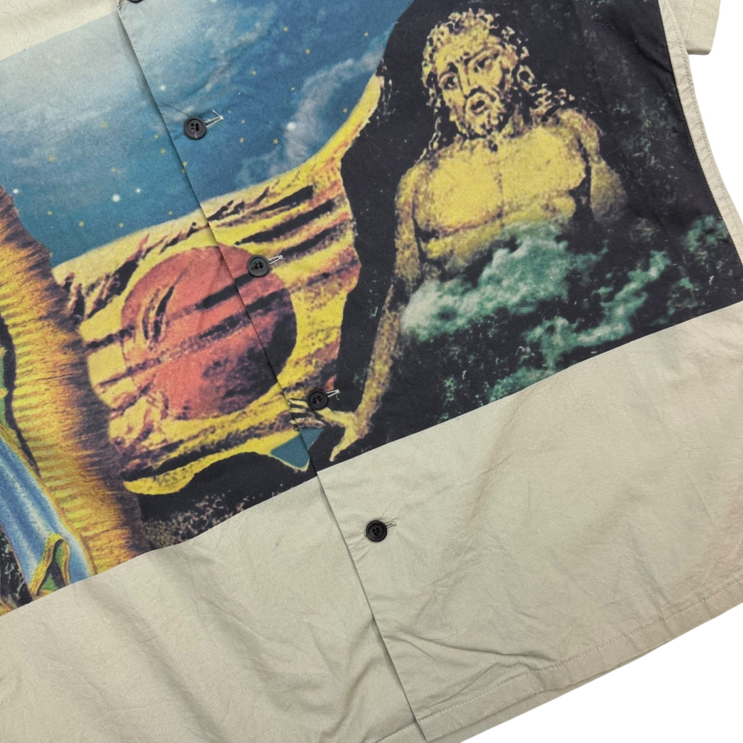 Toga Virilis Button Up Shirt Beige