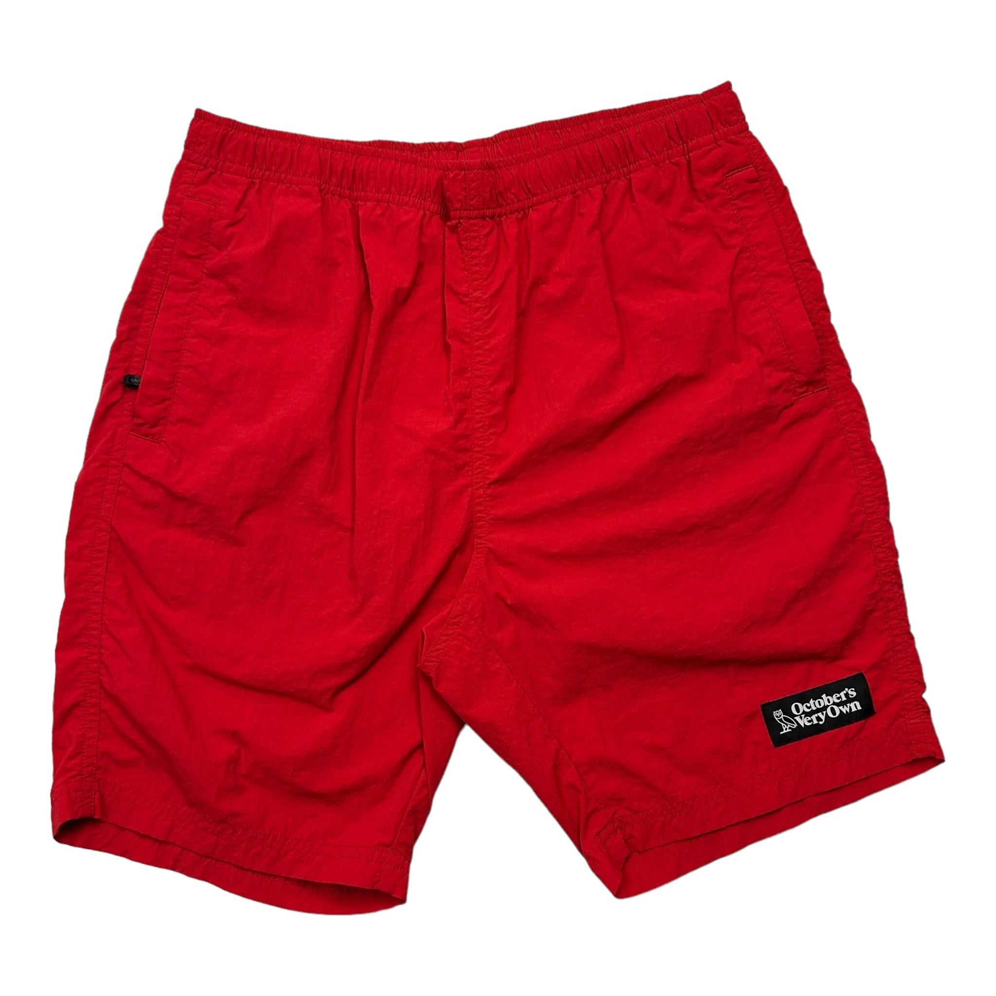 OVO Essential Red Canvas Shorts