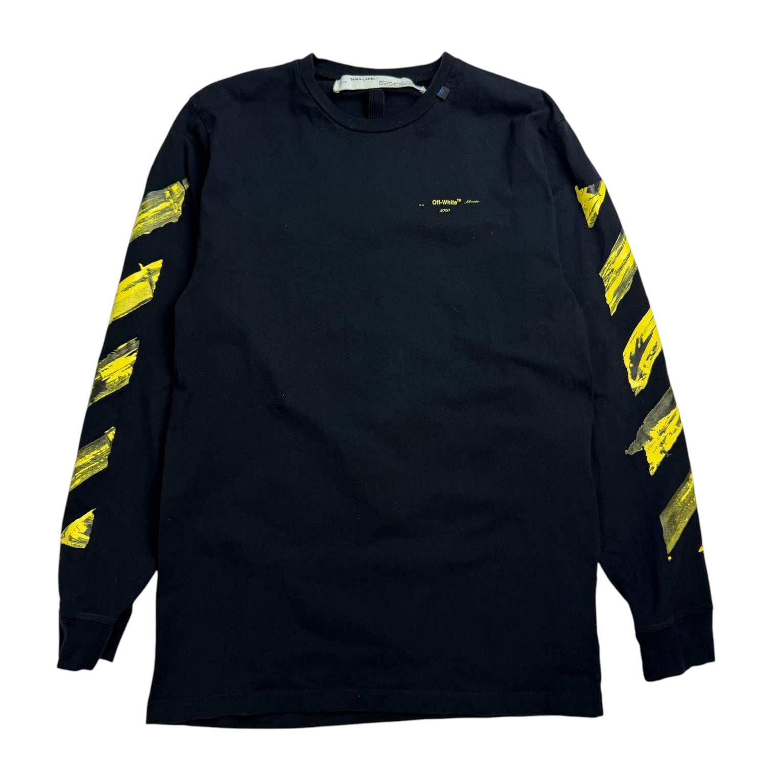 Off-White Acrylic Arrow L/S Tee Black/Yellow