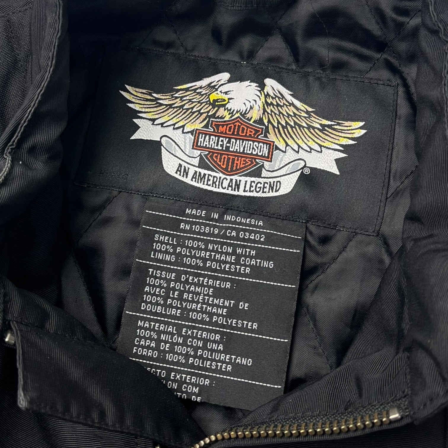 Harley Davidson Nylon Biker Jacket
