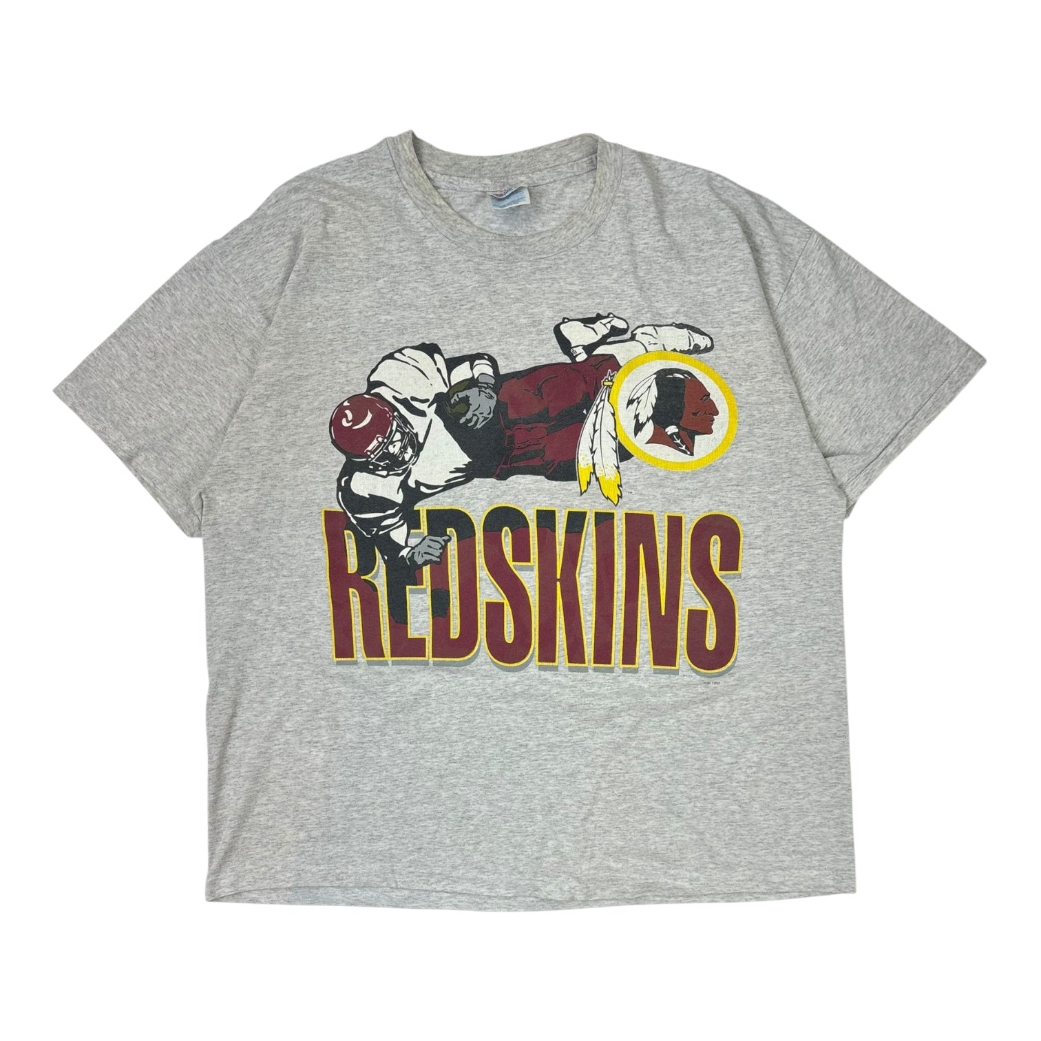 Vintage 1995 Washington Redskins T-Shirt Grey