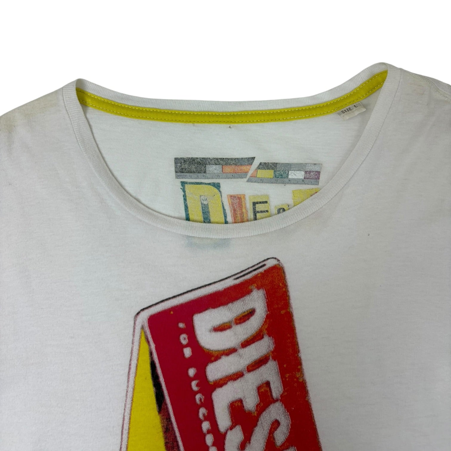 (W) Vintage Diesel Old Model T-Shirt White