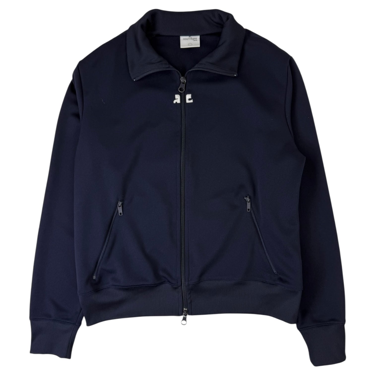 Courreges Interlock Tracksuit Set Navy