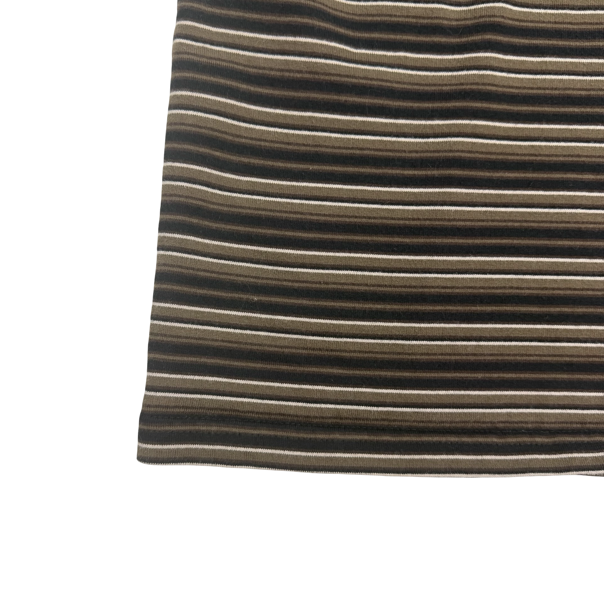Beams Plus B.D. Striped Tee Black/Brown