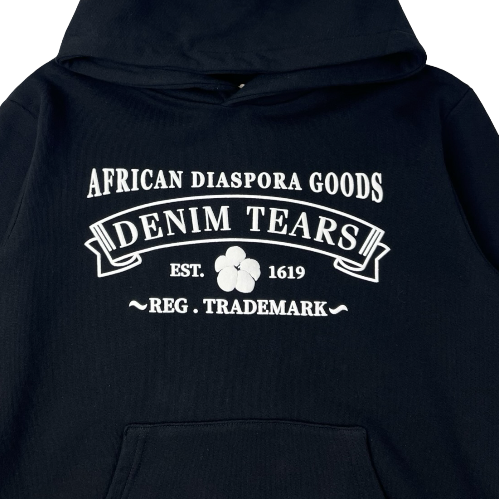 Denim Tears ADG Hoodie ADG Hoodie Black/White