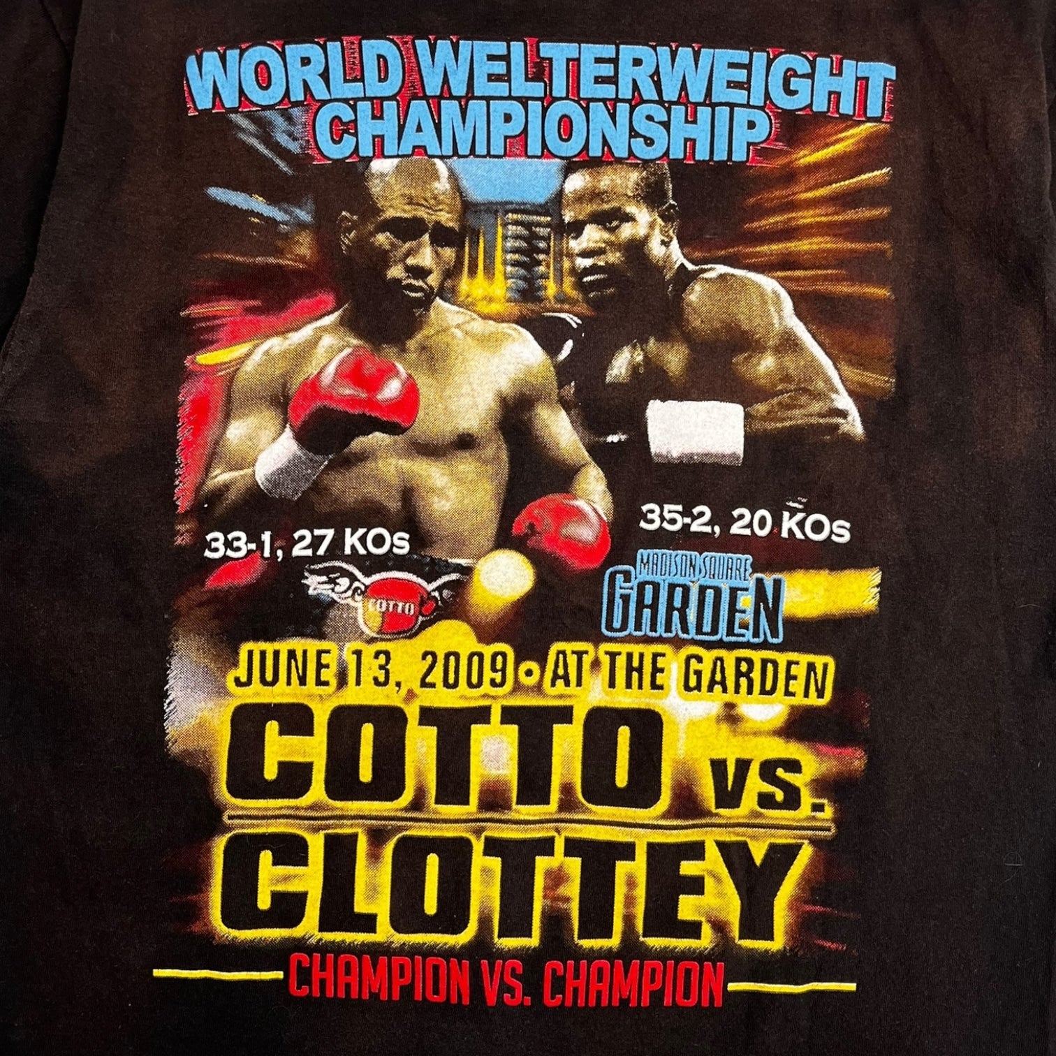 2009 Welterweight Championship Gotto vs Glottey T-Shirt