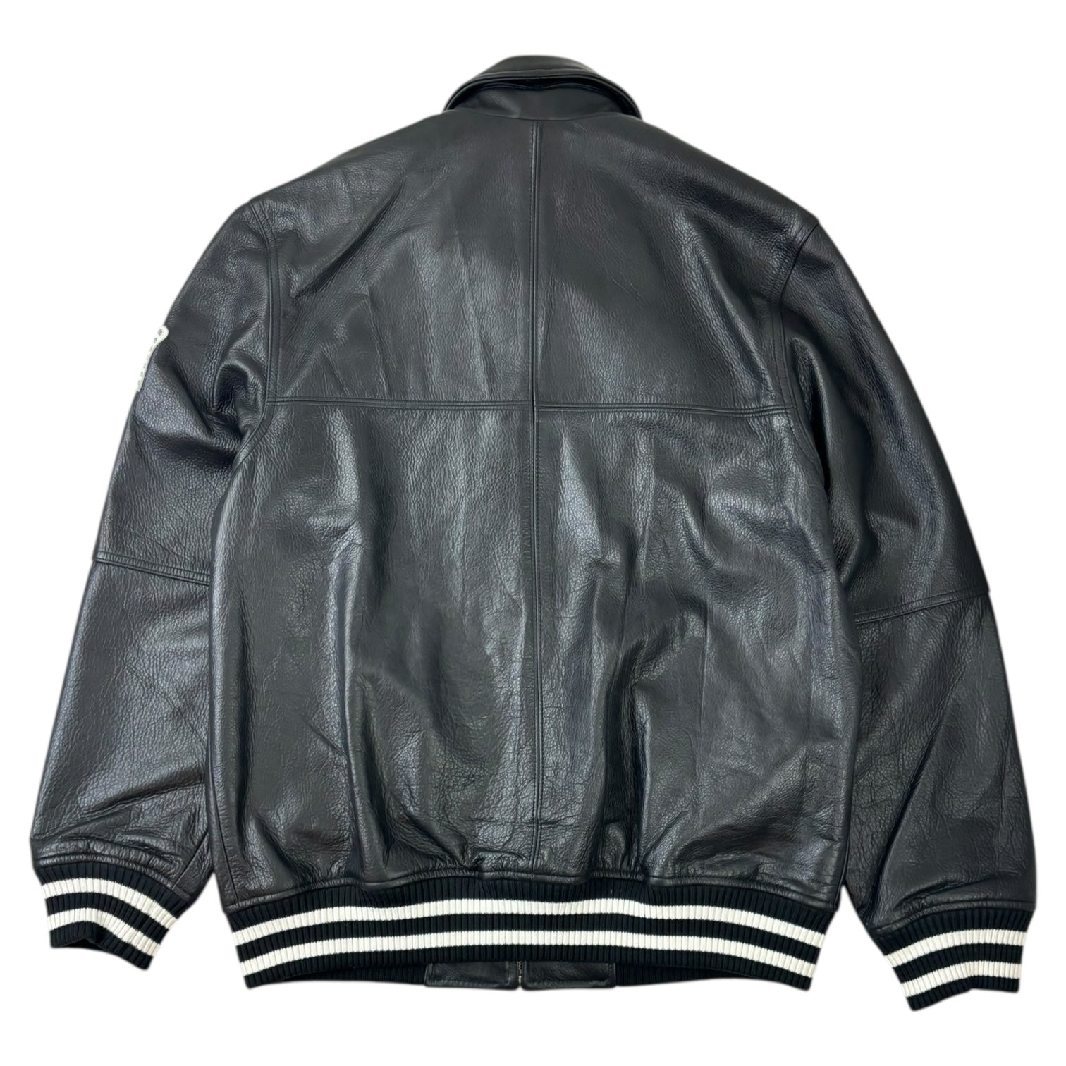 Supreme SS16 Uptown Studded Leather Jacket Black