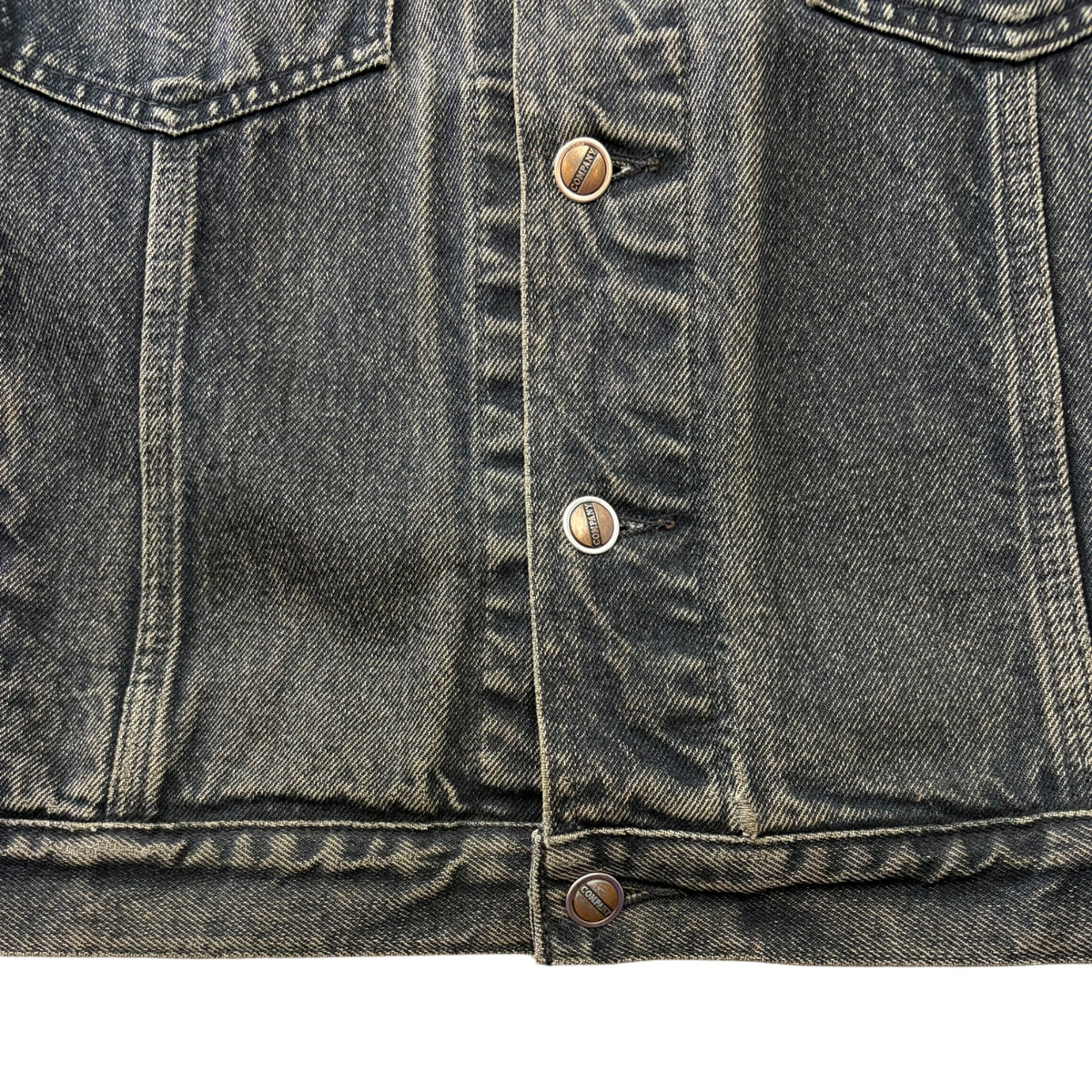 Vintage GWG Denim Trucker Jacket Faded Black