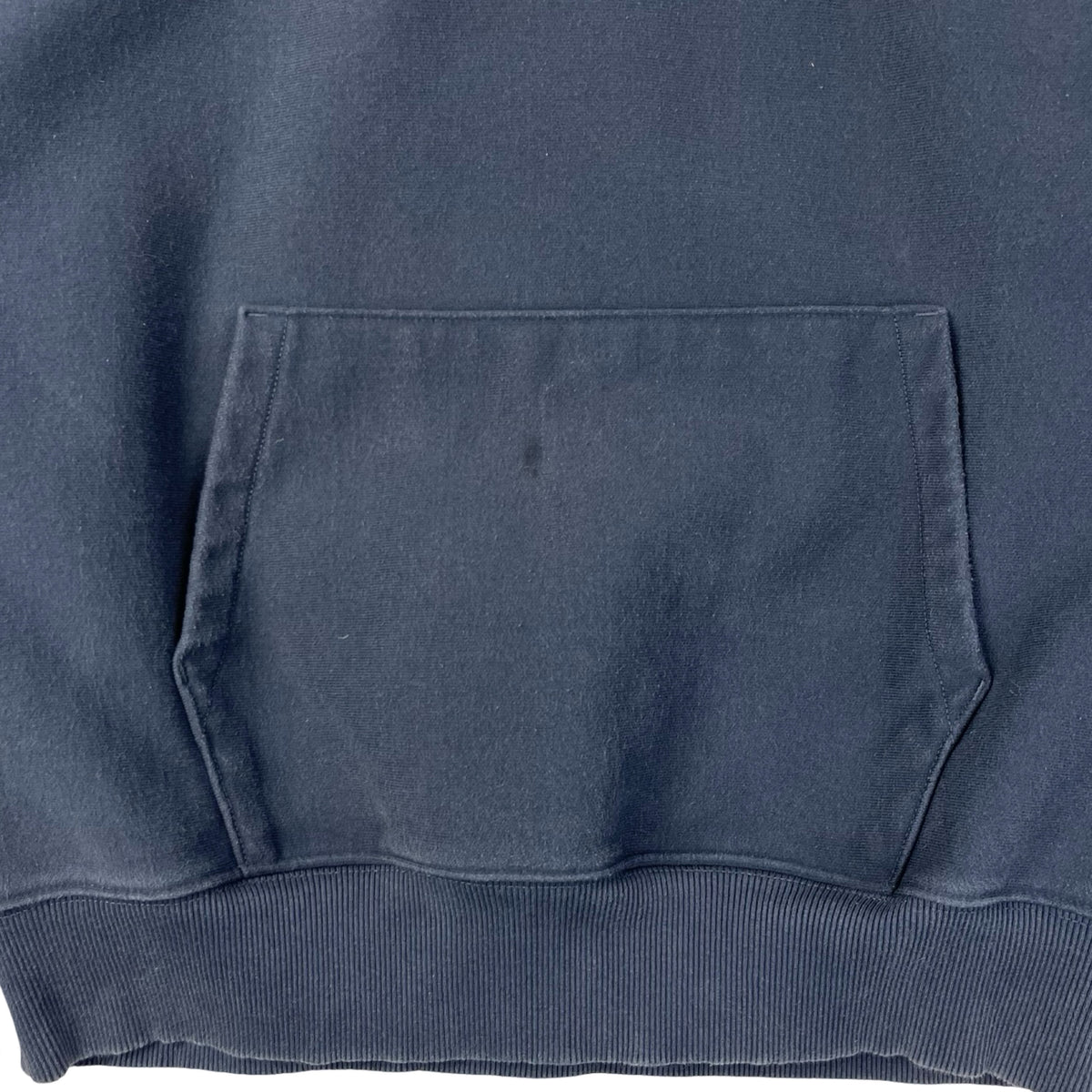 Stussy Pocket Script Basic Hoodie Blue