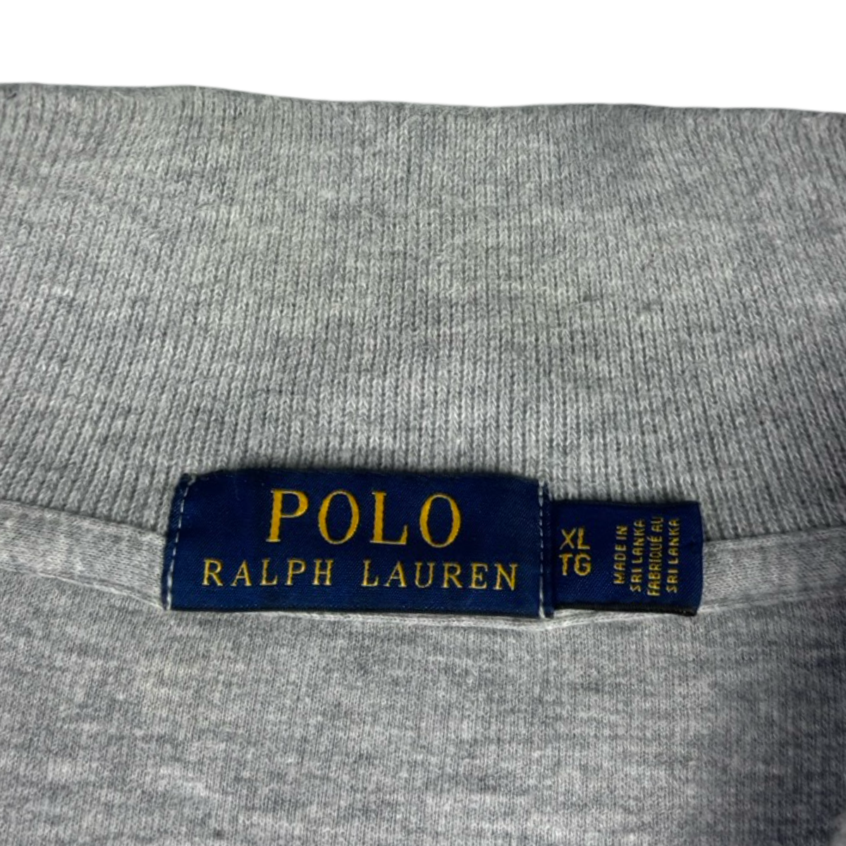 Vintage Polo Ralph Lauren Quarter Zip Sweater Grey