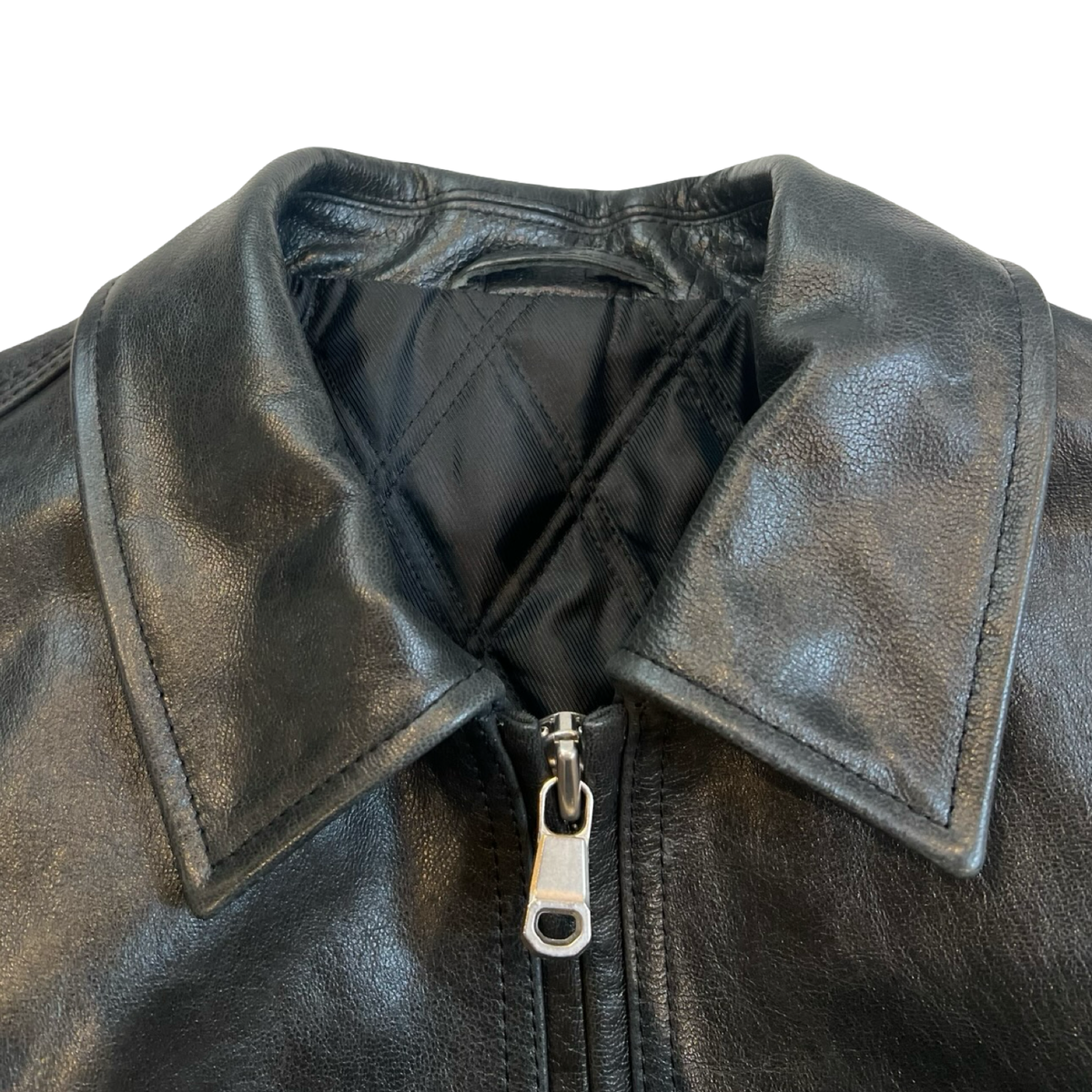 Stüssy Garage Jacket Leather Black