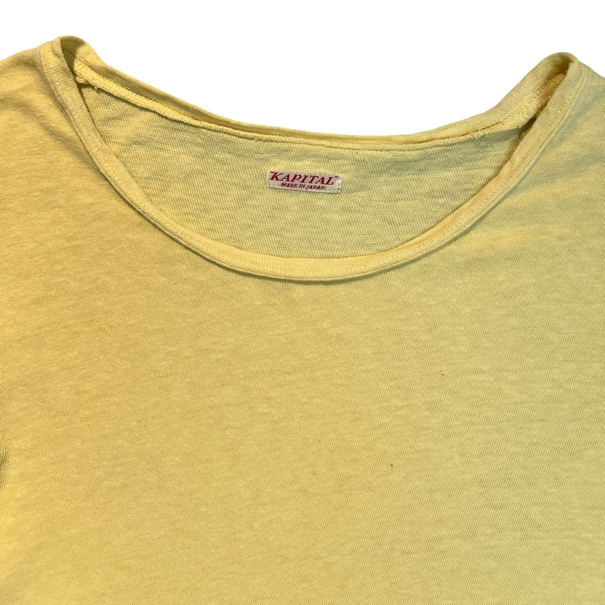 (W) Kapital Gathered Balloon Sleeves Top Yellow