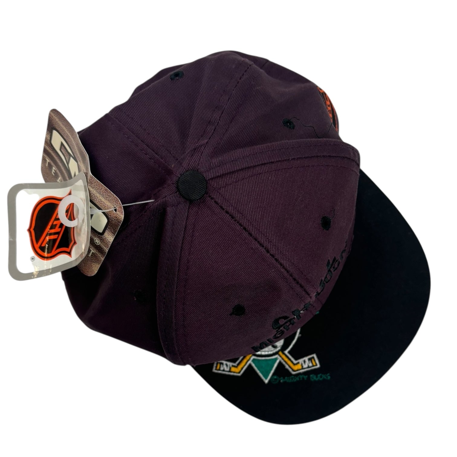 Vintage Chill Mighty Ducks SnapBack Hat Purple