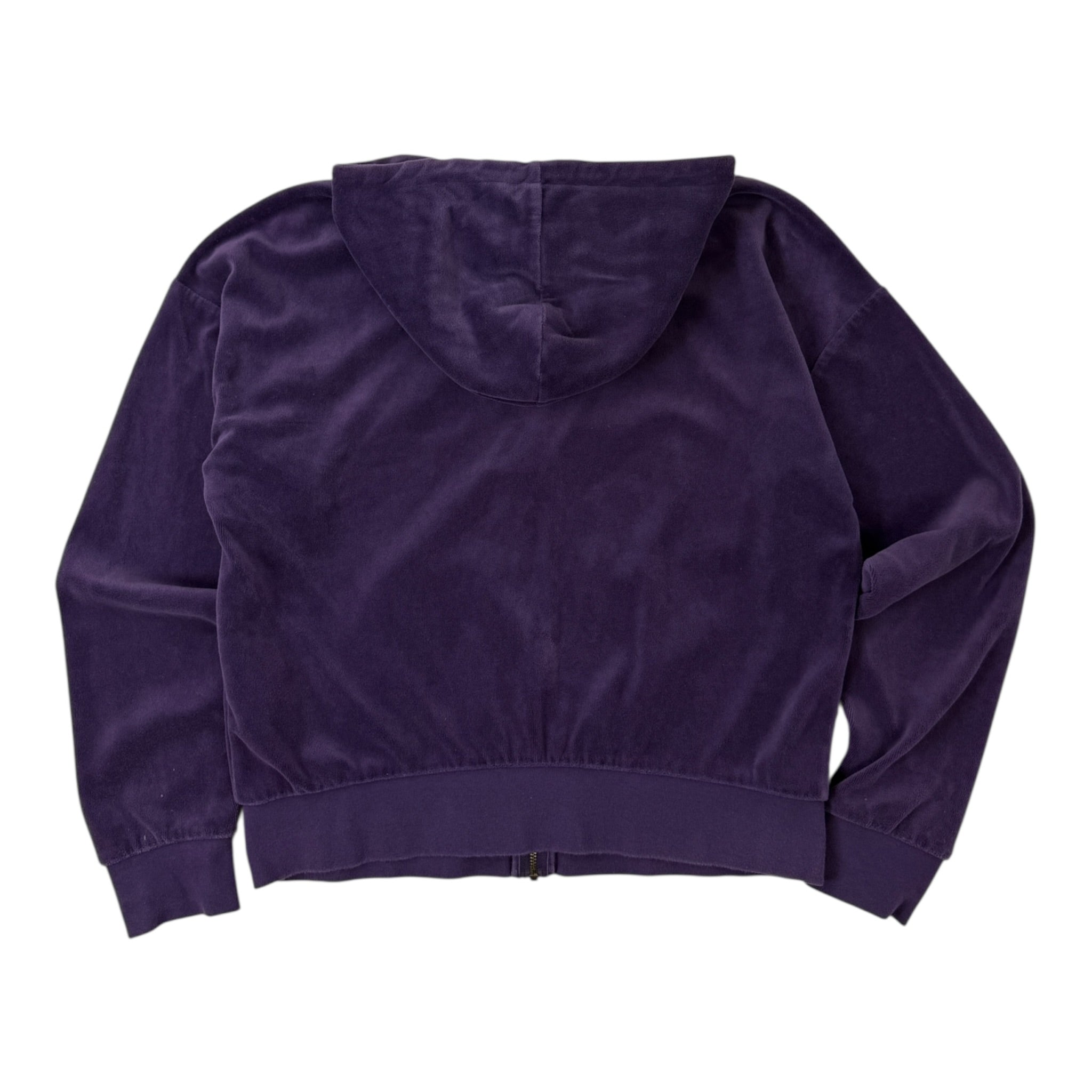 (W) Vintage Y2K Juicy Couture Purple Velour Track Jacket