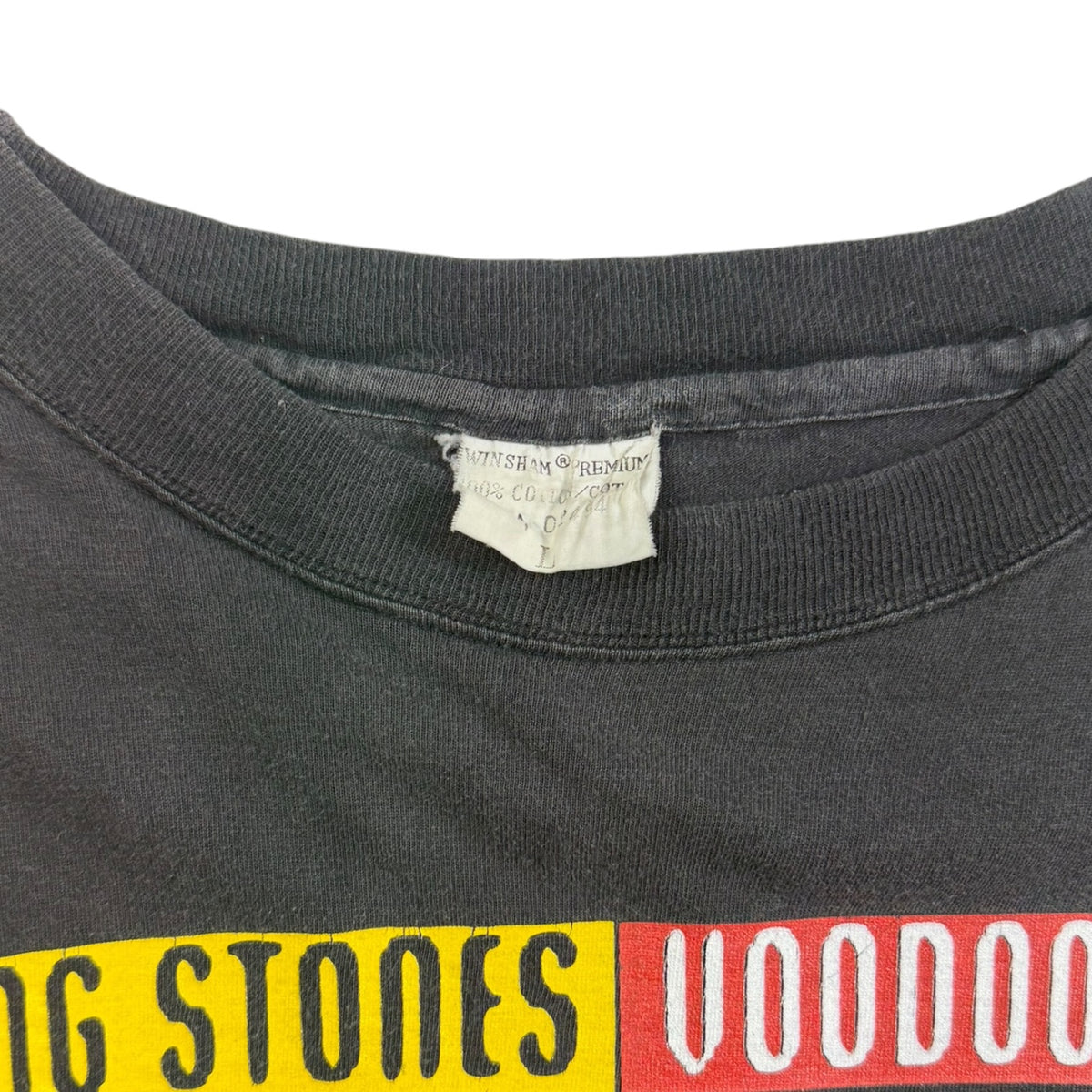 Vintage Rolling Stones Voodoo Lounge T-Shirt Black