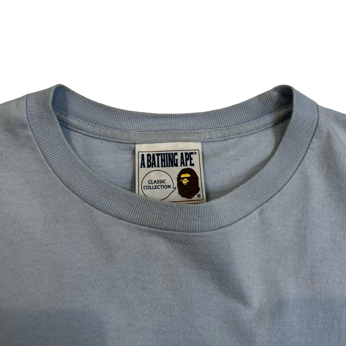 A Bathing Ape Made By General Japan Culture Lettered T-Shirt Blue