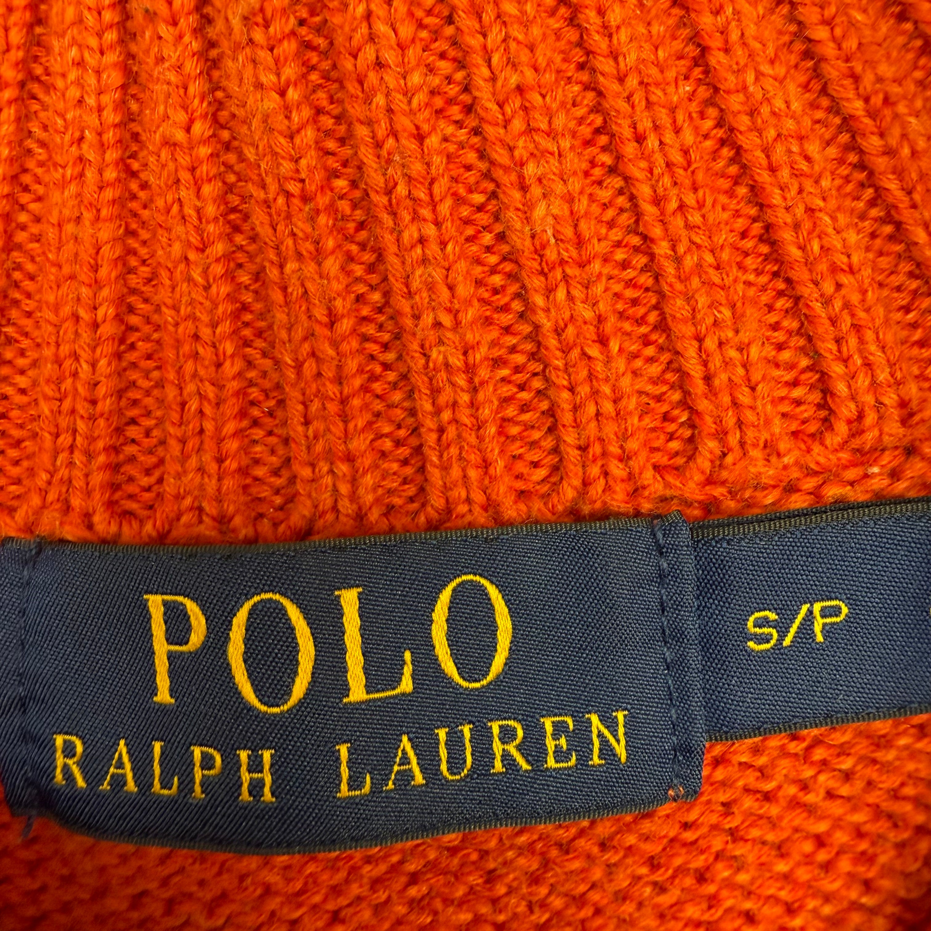 Vintage Polo Ralph Lauren Quarter Zip Orange
