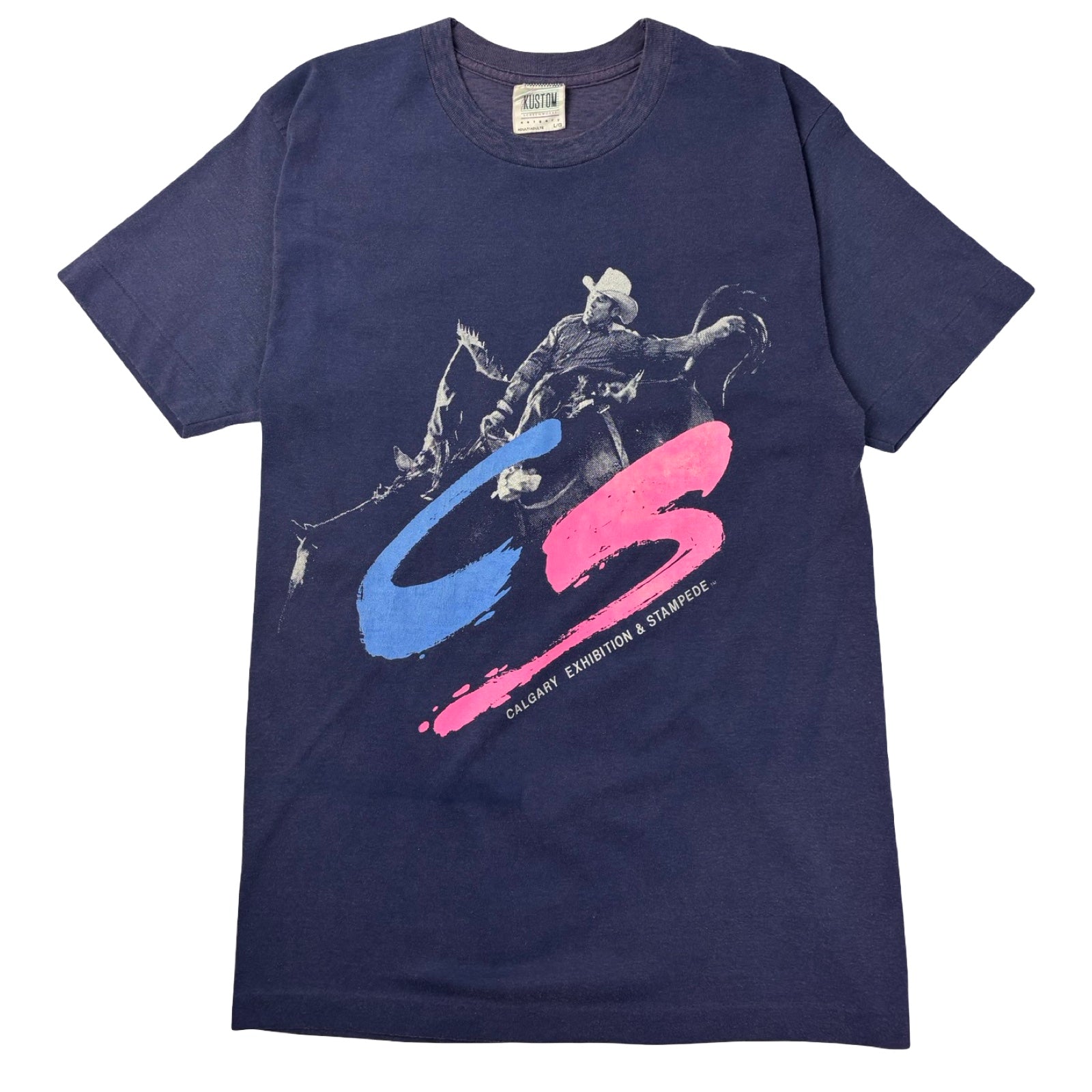(W) Vintage Calgary Exhibition & Stampede T-Shirt Indigo