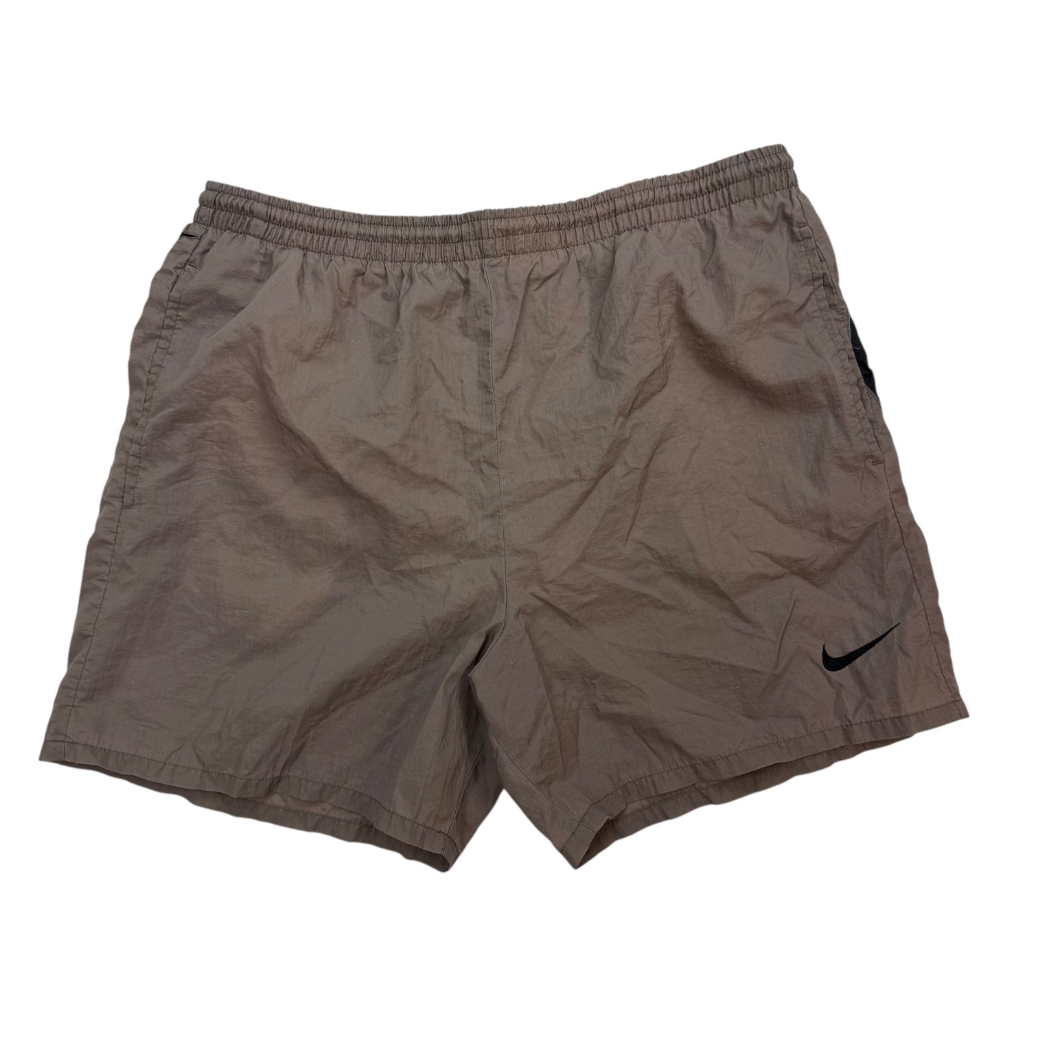 Vintage Nike Swoosh Shorts Brown