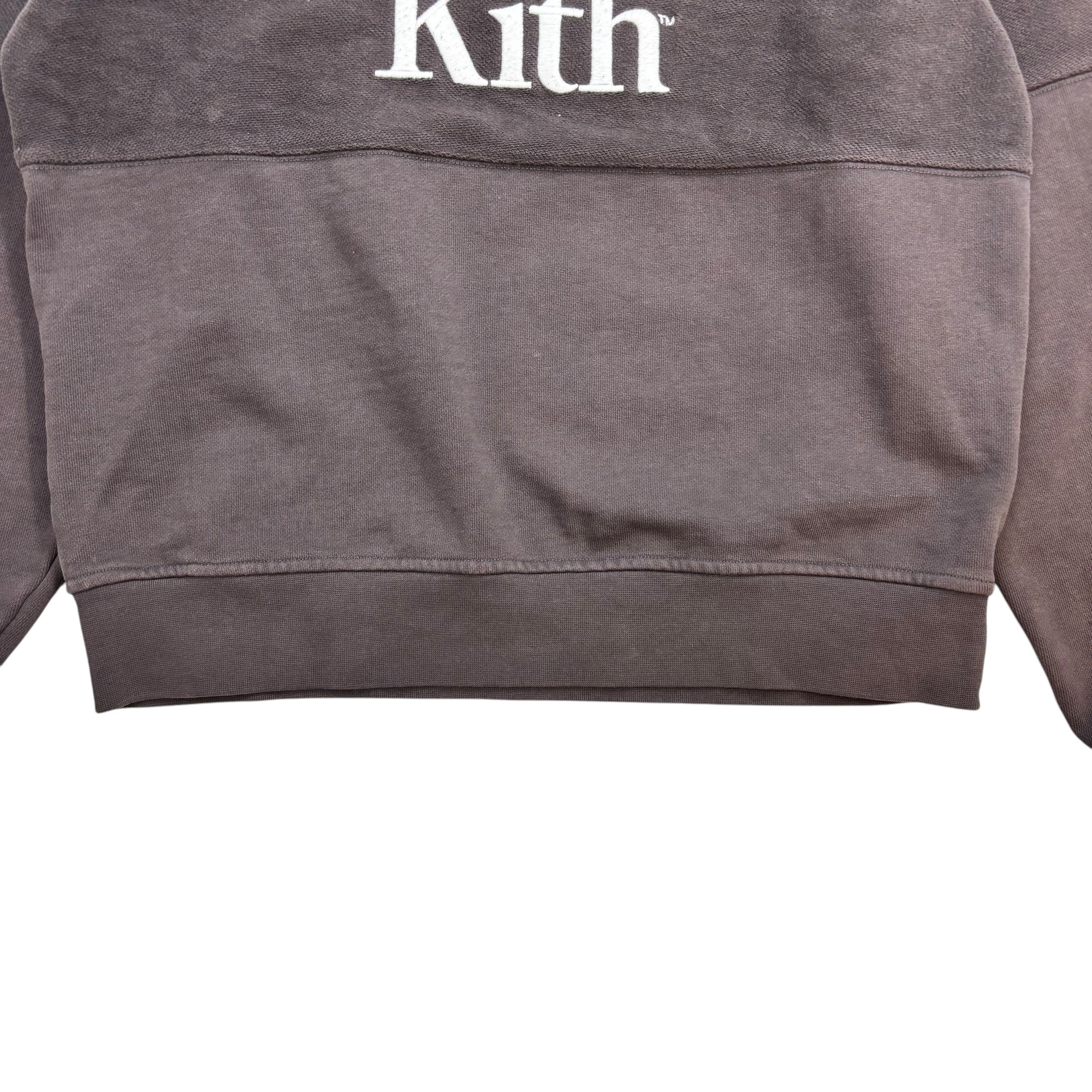 KITH Panelled Williams Crewneck Grey