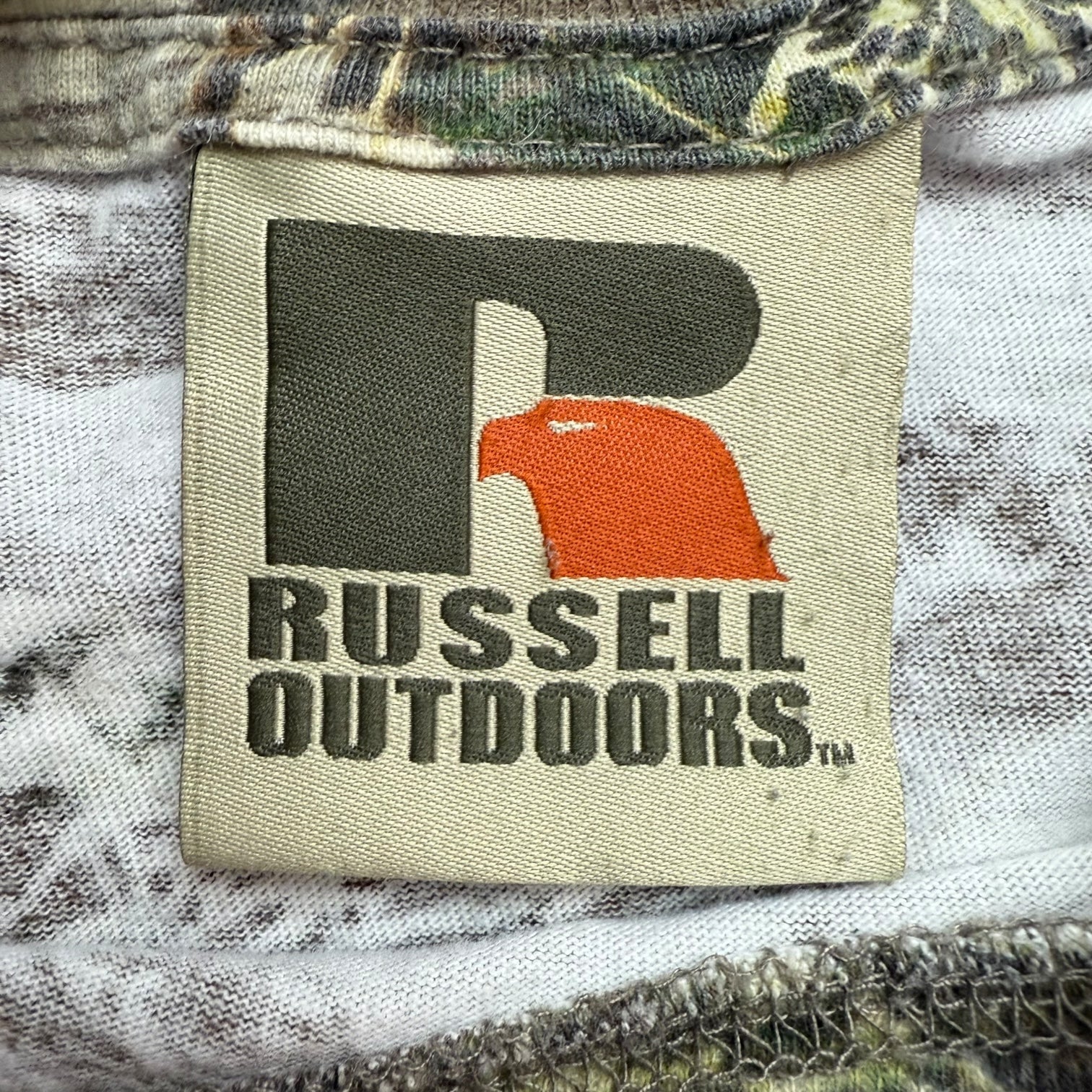 Vintage Russell Outdoors Camo L/S Tee