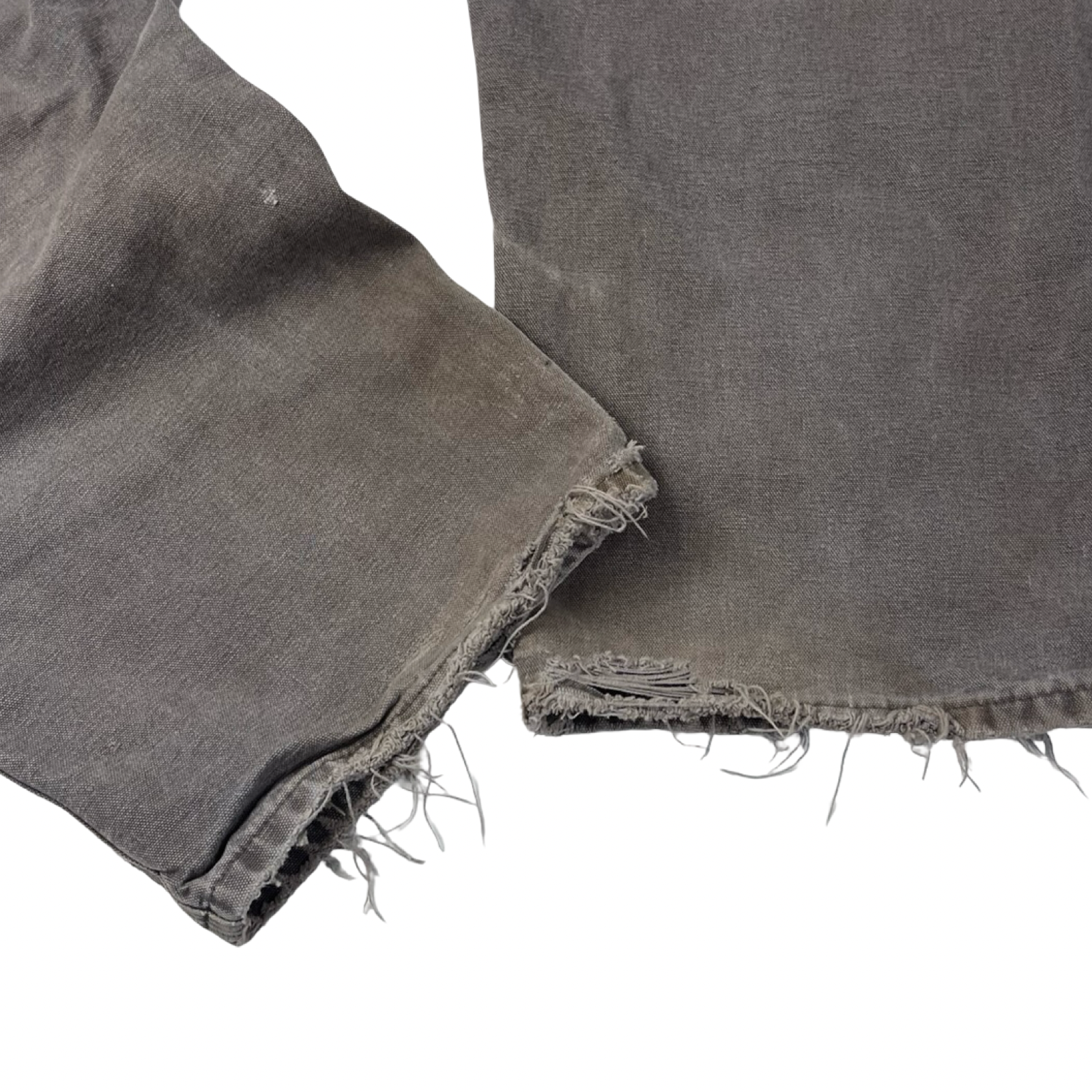 Vintage Carhartt Trashed Double Knee Carpenter Pant Washed Grey