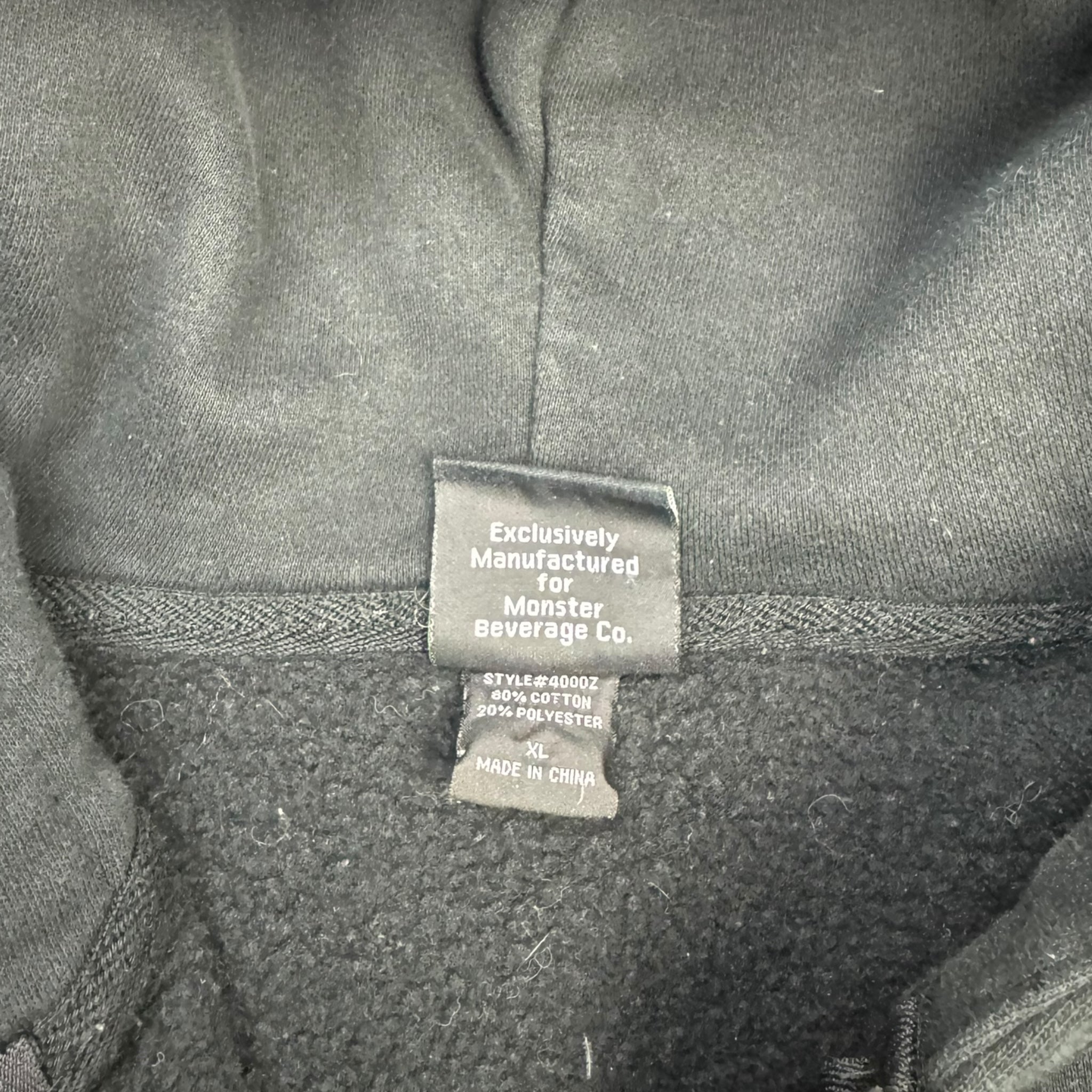 Y2K Monster Energy Zip Up Hoodie