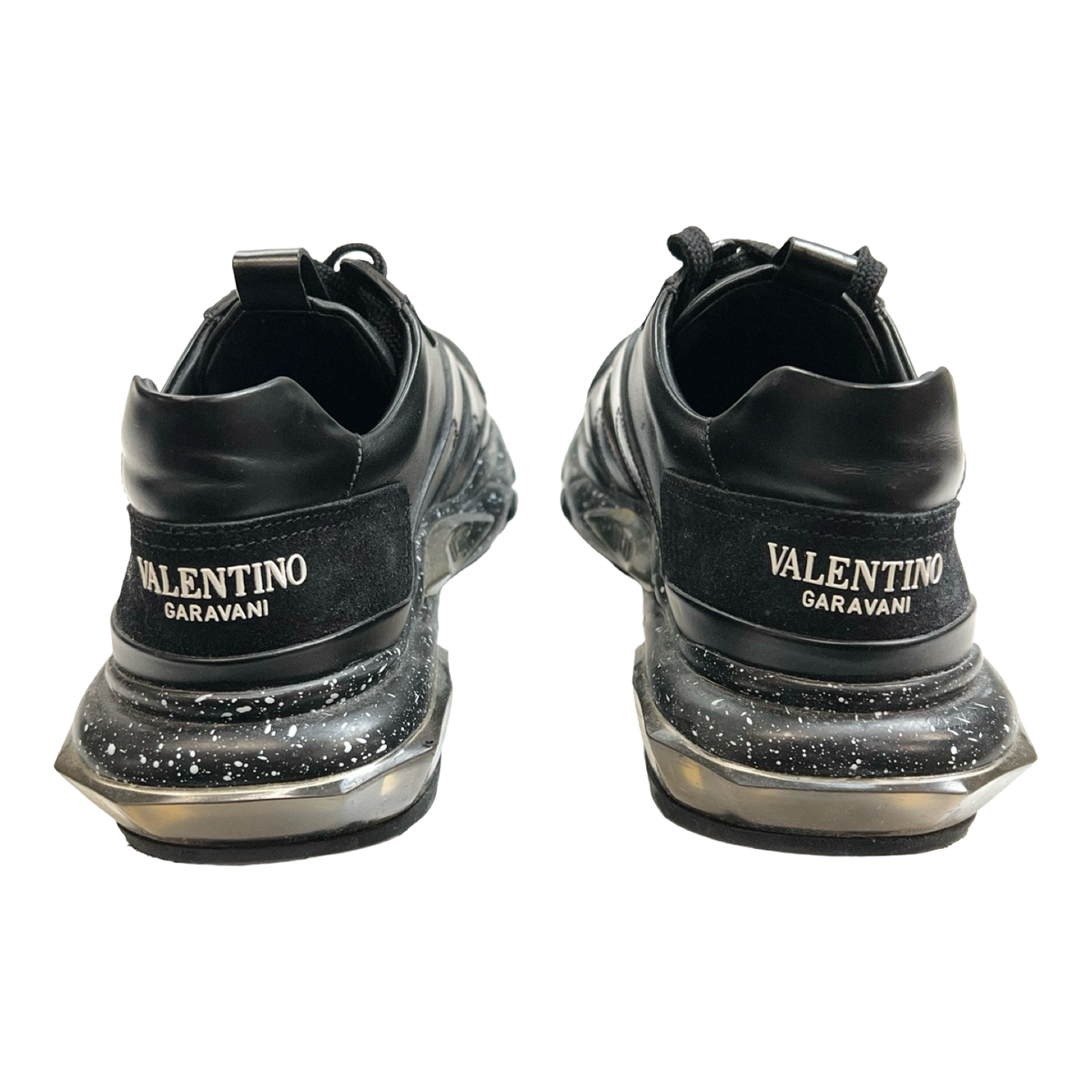 Valentino Garavani Bounce Leather Low-Top Sneaker (Used)