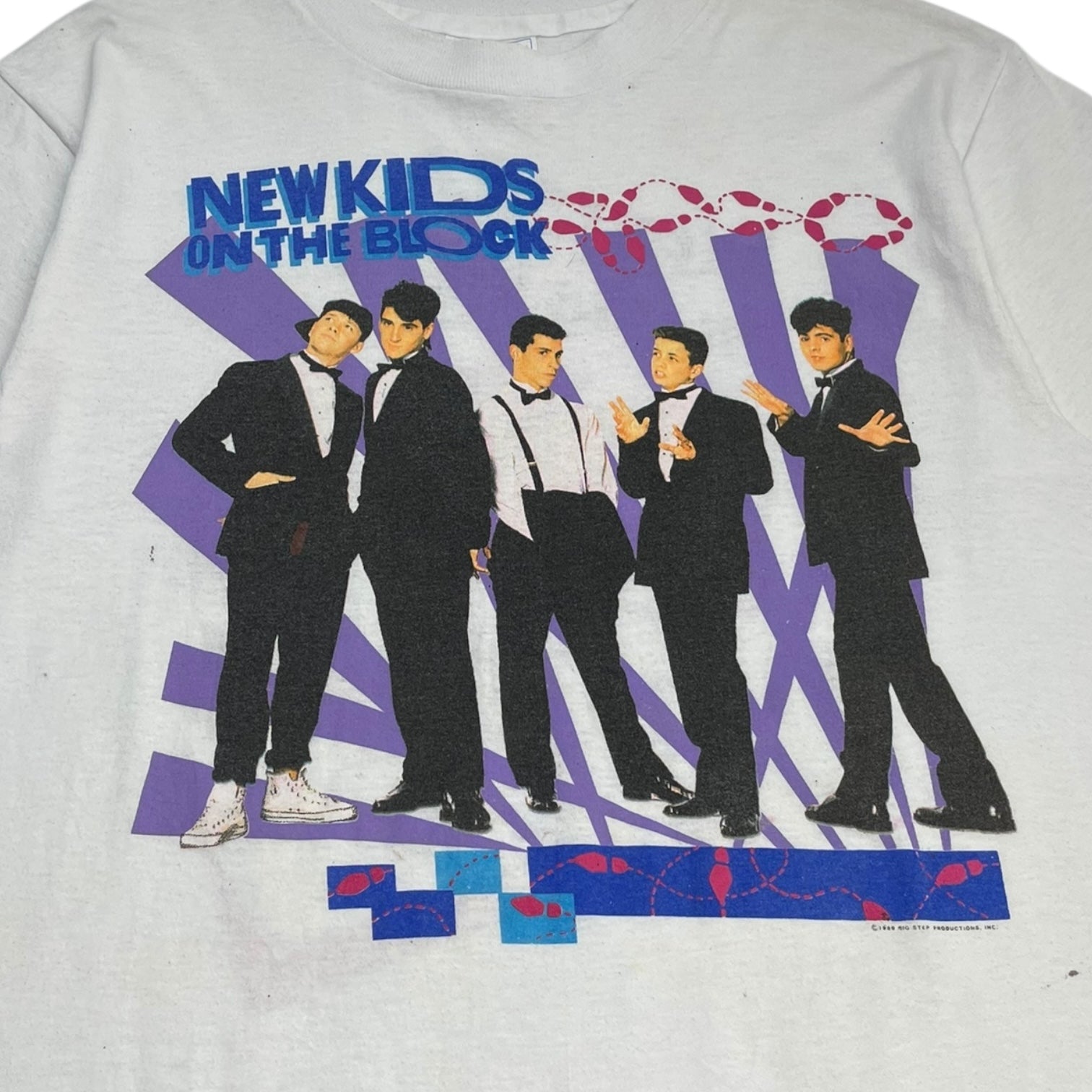 1989 New Kids On The Block T-Shirt White