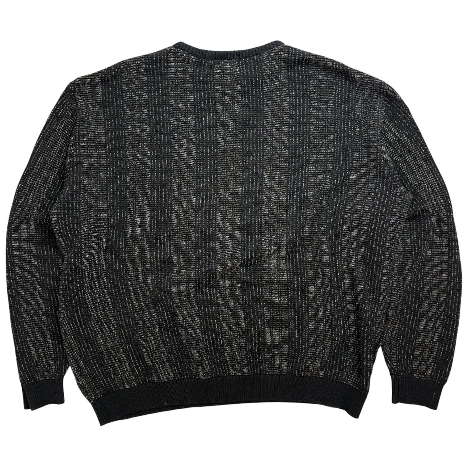 Vintage Tosani Knit Stripe Sweater Black/Grey