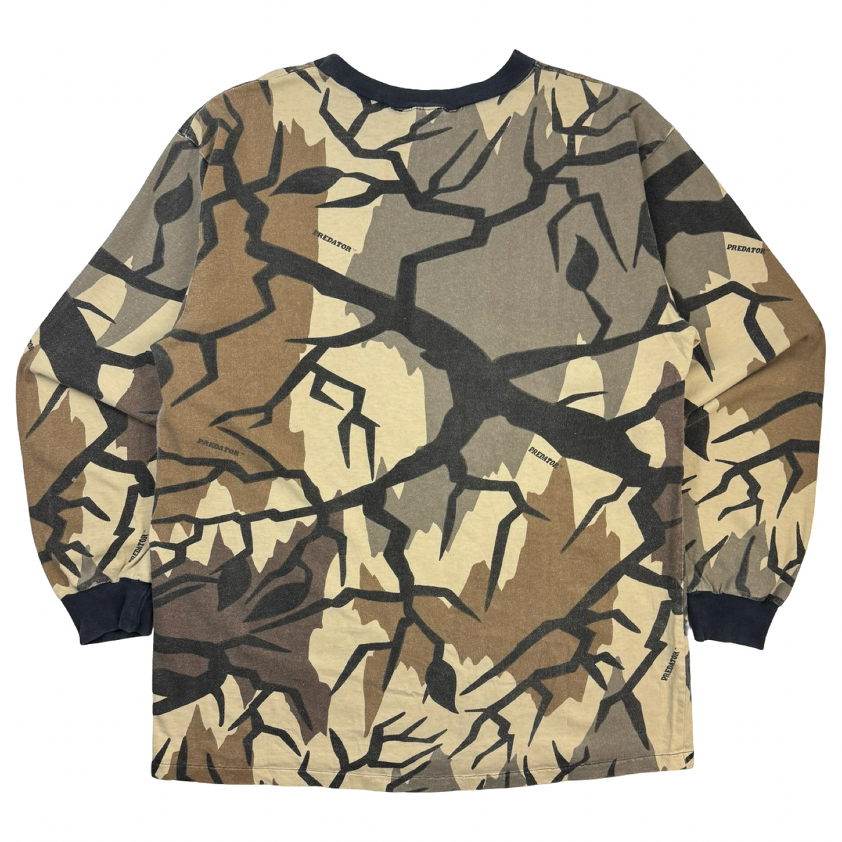 Vintage 90s Predator Camo Pocket Longsleeve
